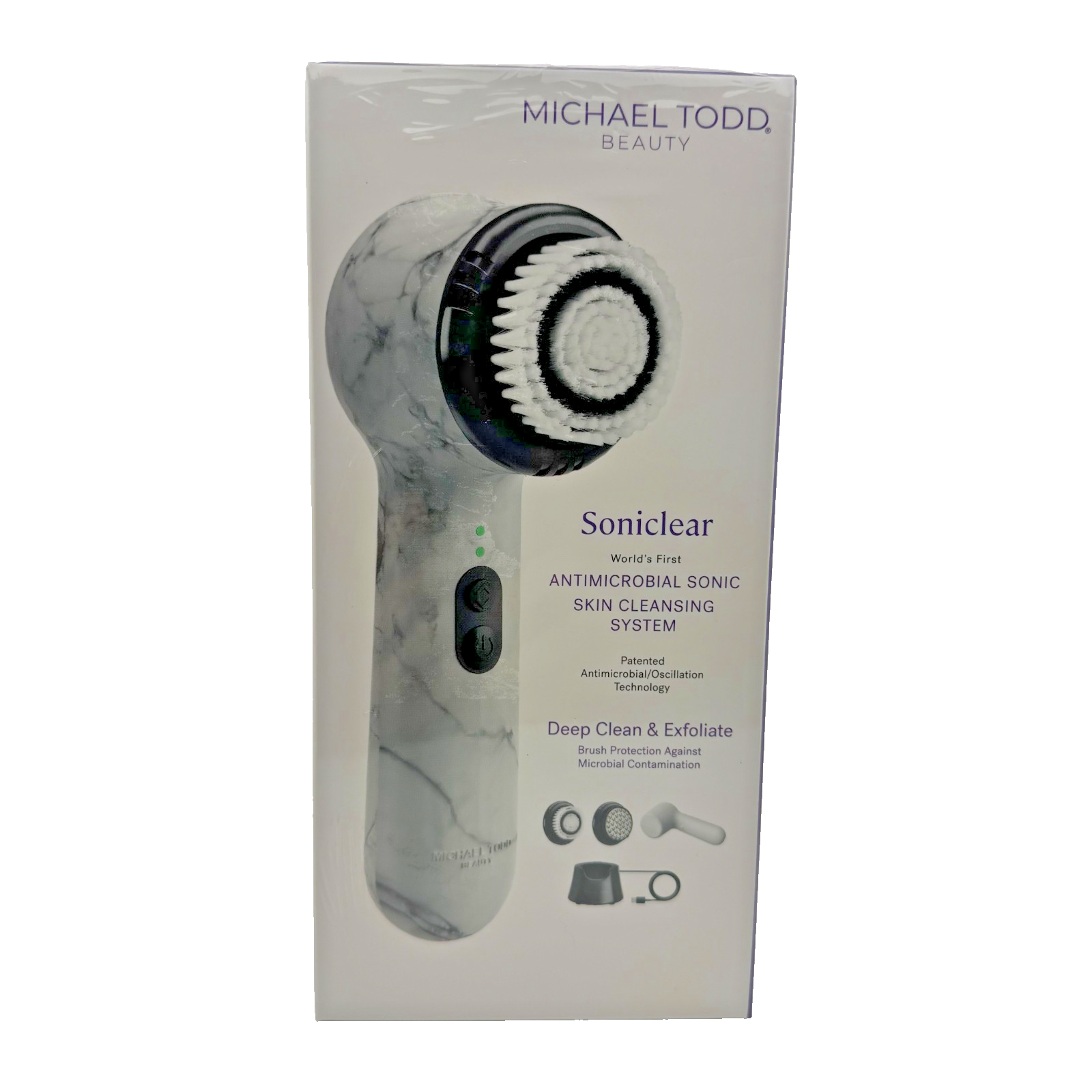 Michael Todd Beauty Soniclear Petite Skin Cleansing System Marmble Sealed NEW — photo 1