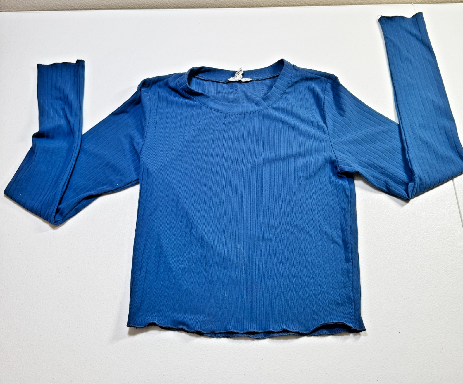 Capella Long Sleeve Blue Shirt Women's Tops Large Stretchy Comfortable Winter — photo 1