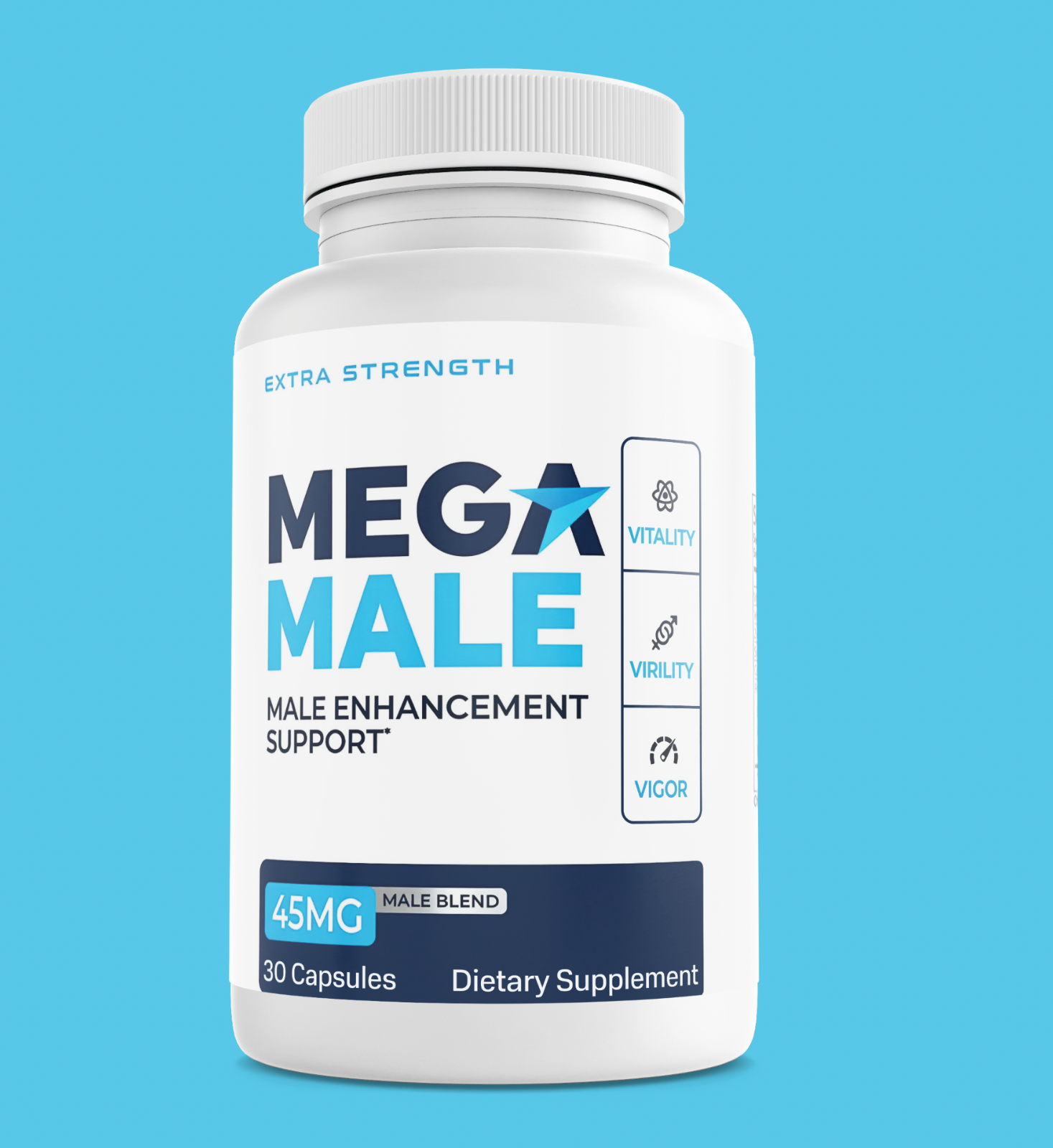 Mega Male Mens Health Support Stamina Energy Dietary Supplement 30 Capsules — photo 1
