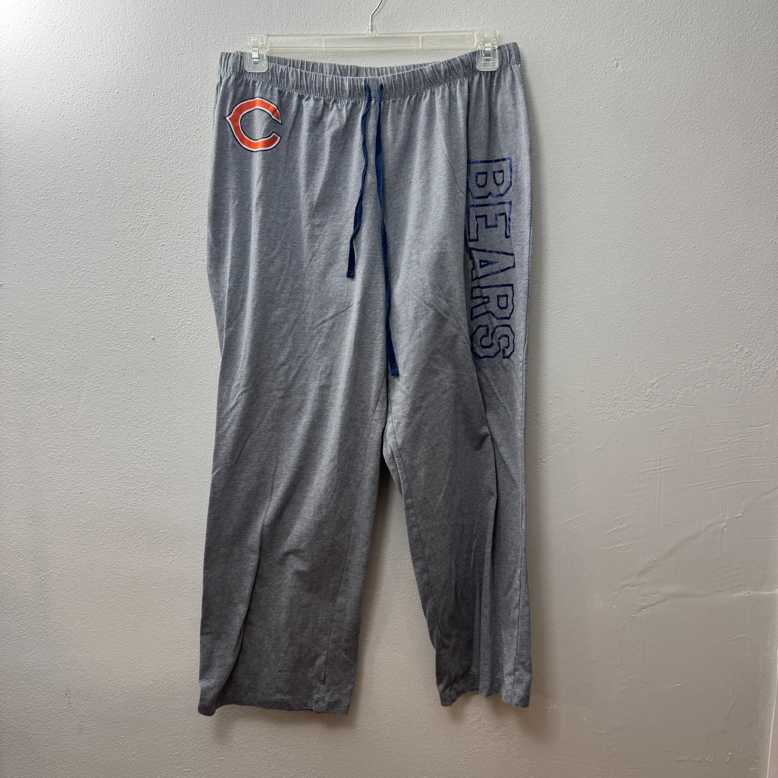 NFL TEAM APPAREL Men's 'CHICAGO BEARS' Heather Grey LOUNGE PANTS - 22/24 — photo 1