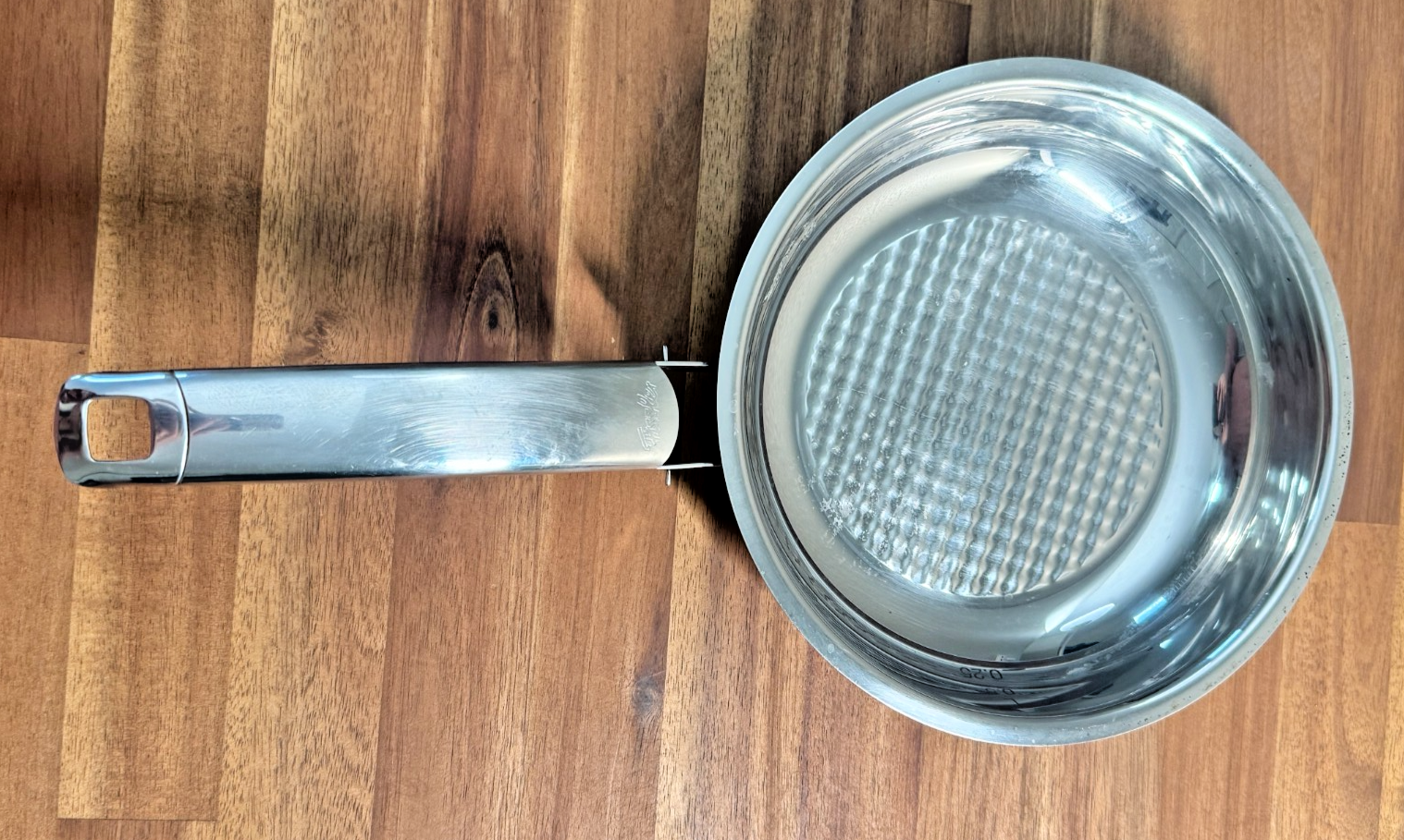 Fissler Crispy Steelux Premium Stainless Steel Frying Pan 8in Silver Skillet — photo 1