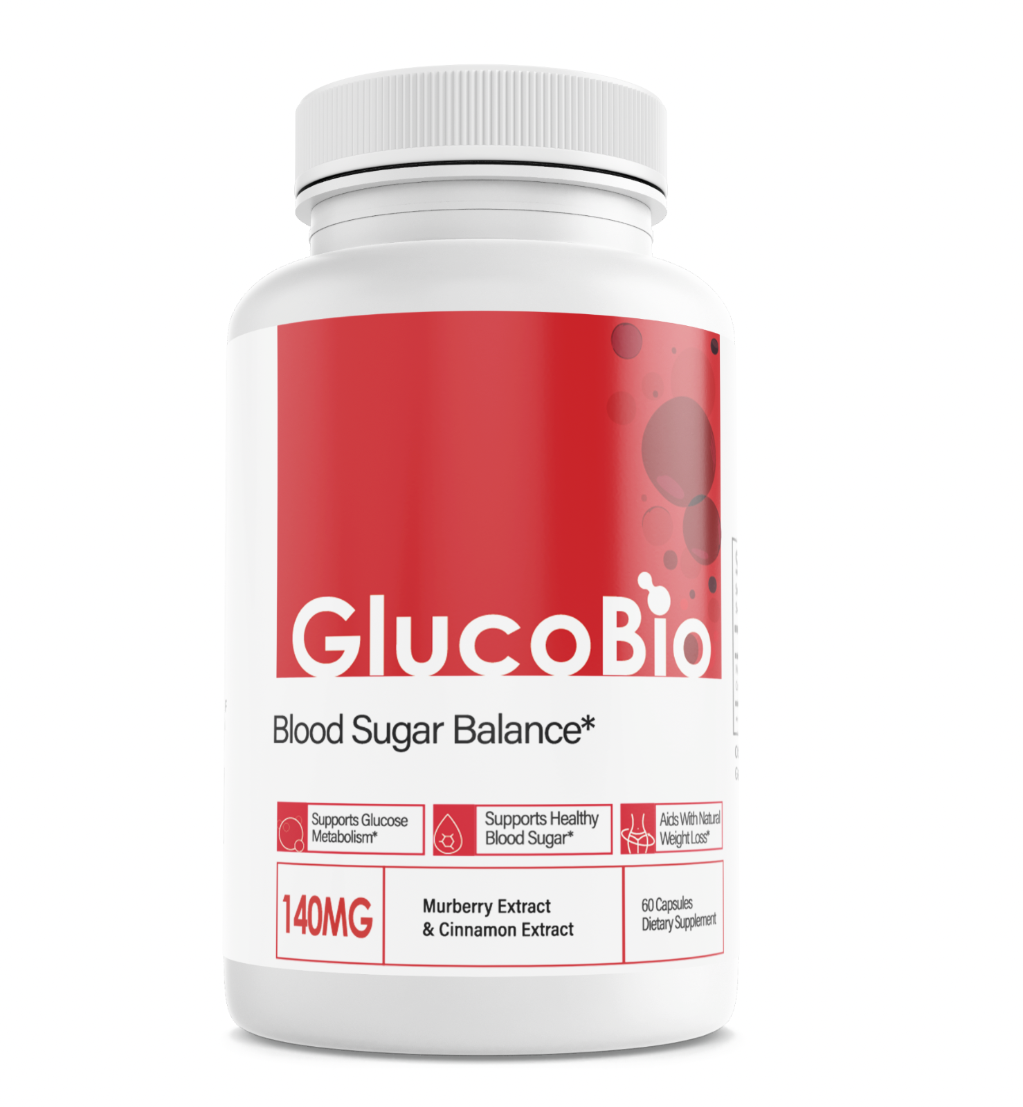Gluco Bio Blood Sugar Balance Pills GlucoBio Weight Loss Metabolism 60 Capsules — photo 1