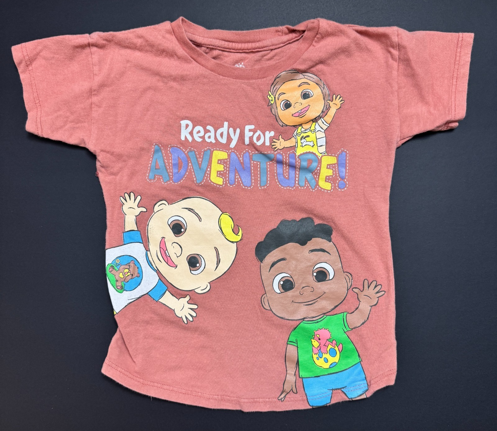 Cocomelon Infant & Toddler Boys & Girls Red CoComelon Short Sleeve Tee TShirt 5T — photo 1