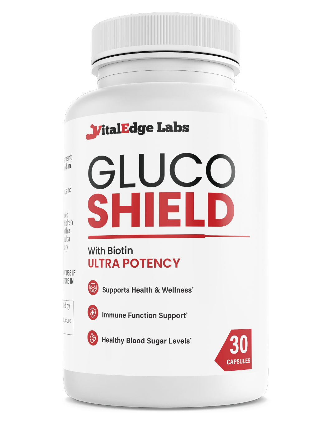 Gluco Shield Blood Health Support VitalEdge Labs Dietary Supplement 30 Capsules — photo 1
