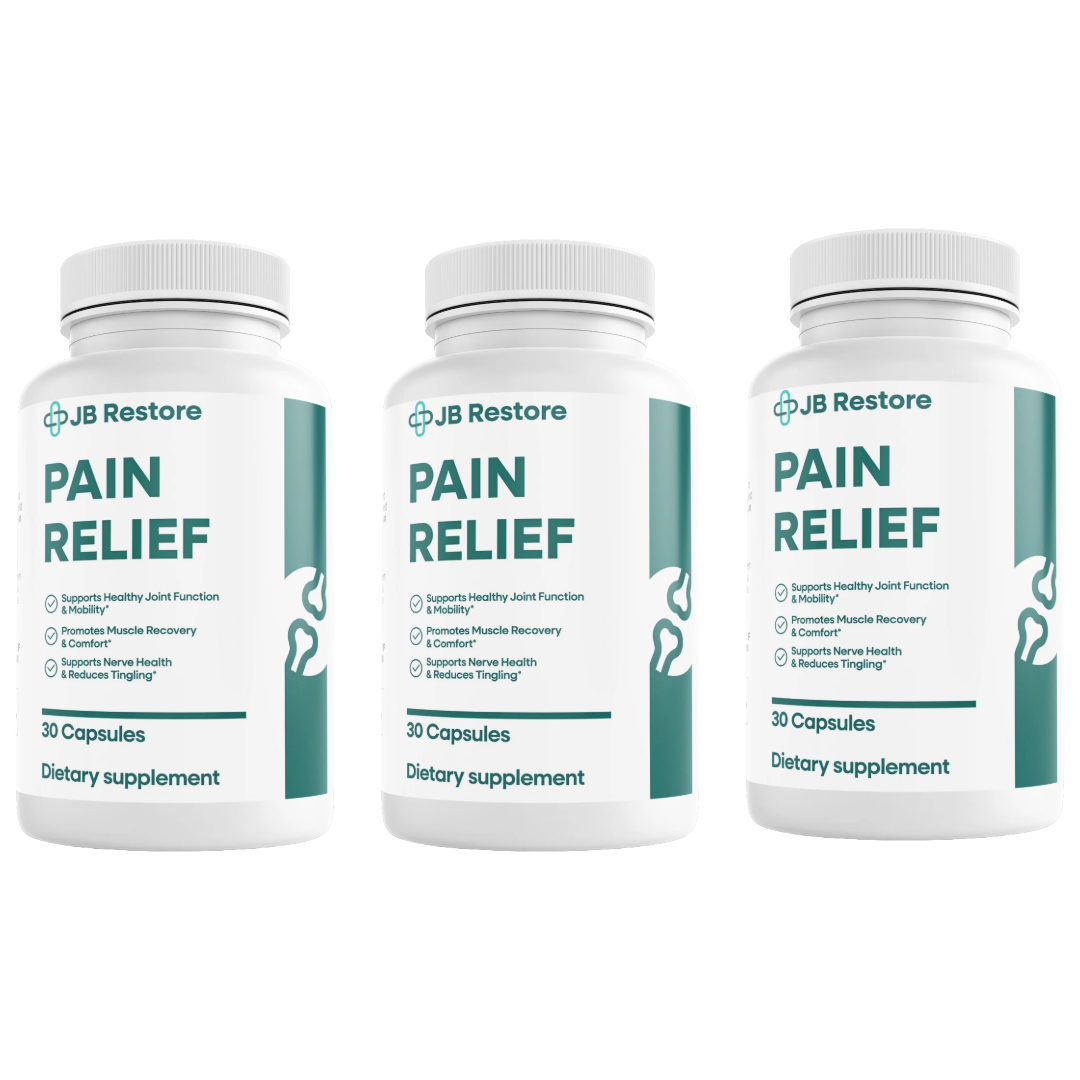 JB Restore Pain Relief Joint Function Support Supplement 30 Capsules Bundle of 3 — photo 1
