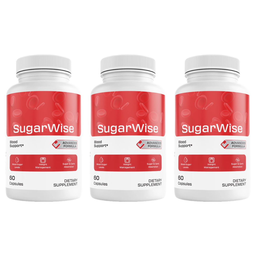 Sugar Wise Blood Health Support Sugarwise 60 Capsules (Bundle of 3) — photo 1