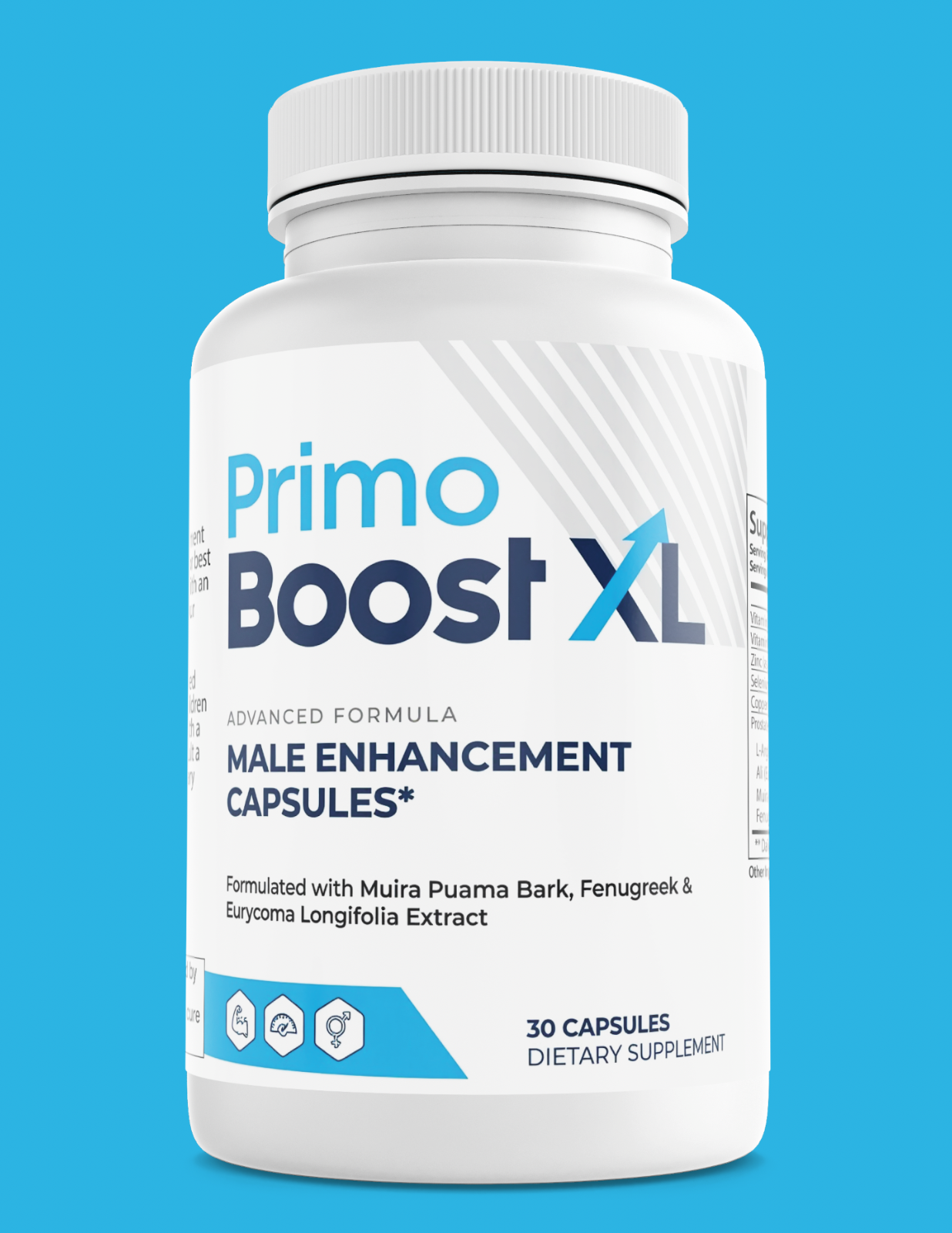 Primo Boost XL Mens Health Supplement Supports Energy and Endurance 30 Capsules — photo 1