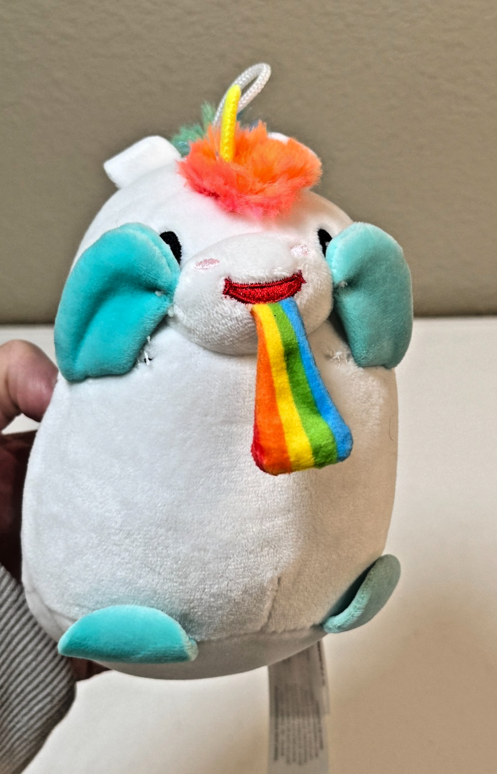 Fiesta Squishable Puking Unicorn Rainbow Mane Tail & Puke 6 Soft Huggable — photo 1