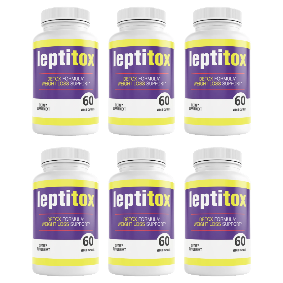 Leptitox Dietary Supplement 60 Capsules Bundle of 6 — photo 1