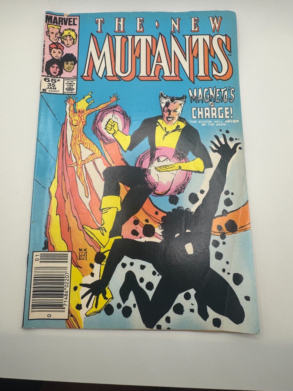 THE NEW MUTANTS Vol 1 #35 - 1996 Marvel Comics Wagneto's in Charge — photo 1
