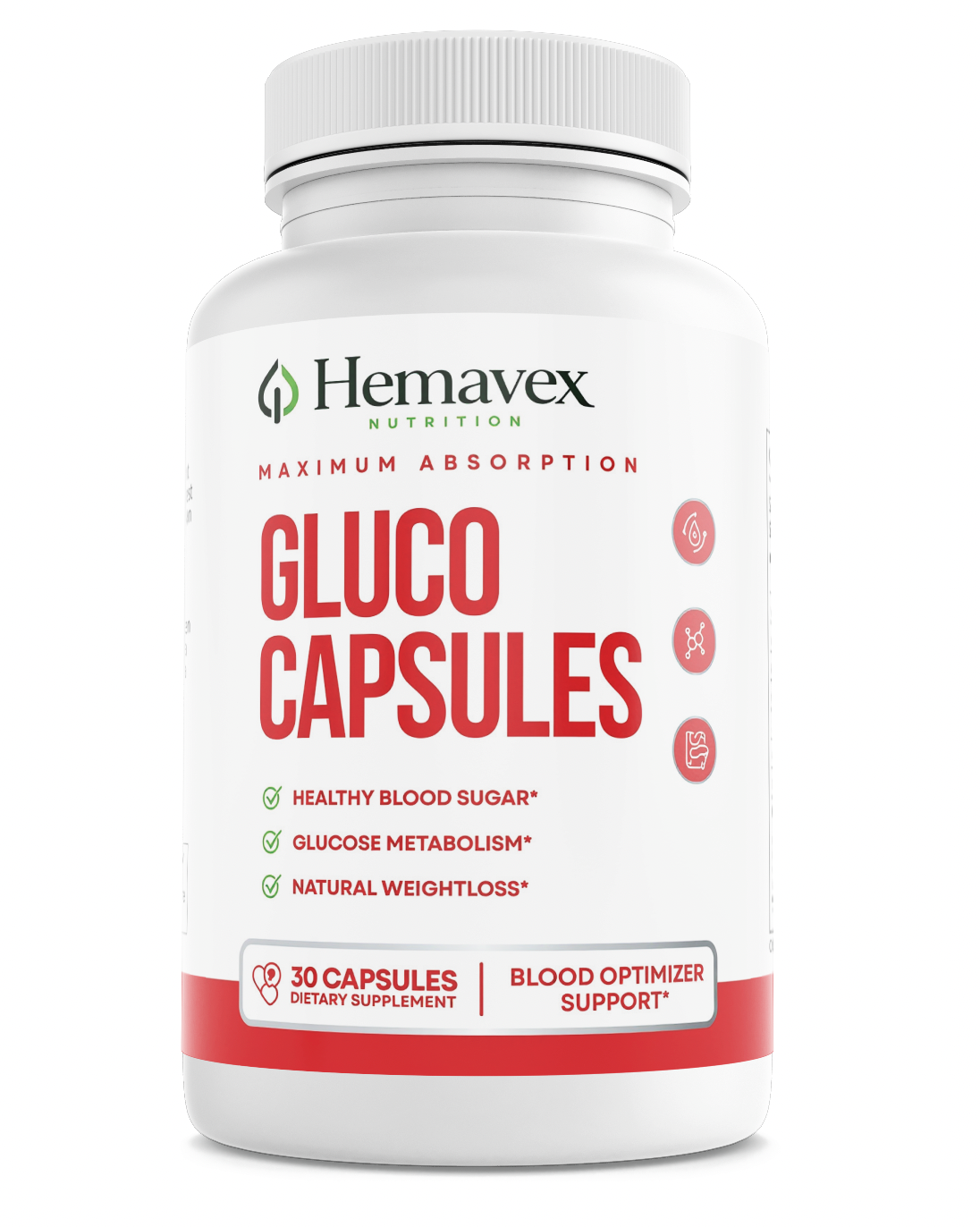 Hemavex Nutrition Blood Health Support Dietary Supplement 30 Capsules — photo 1