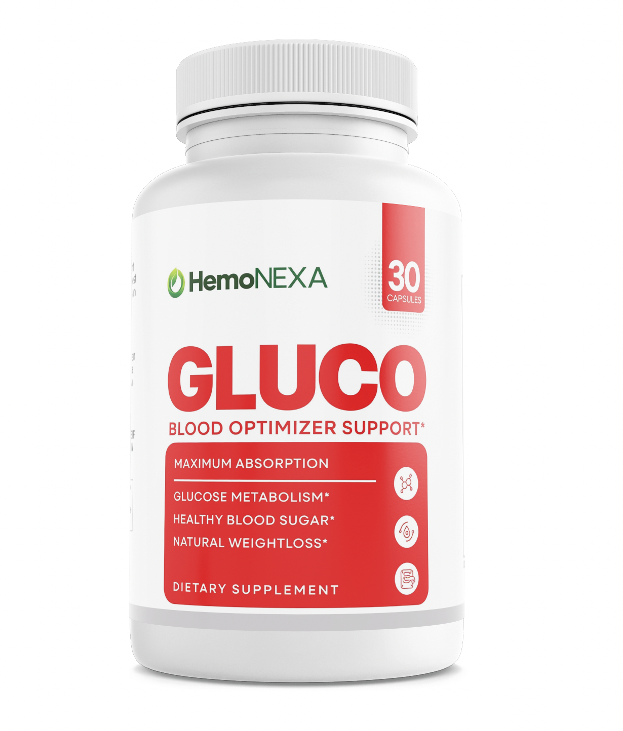 HemoNEXA Gluco Blood Health Support Hemo Nexa Dietary Supplement 30 Capsules — photo 1
