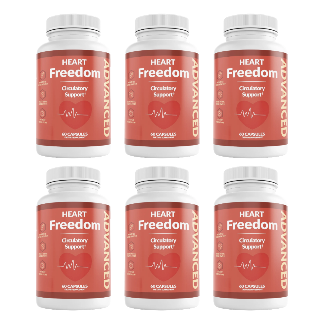 Heart Freedom Circulatory Support Dietary Supplement 60 Capsules (Bundle of 6) — photo 1