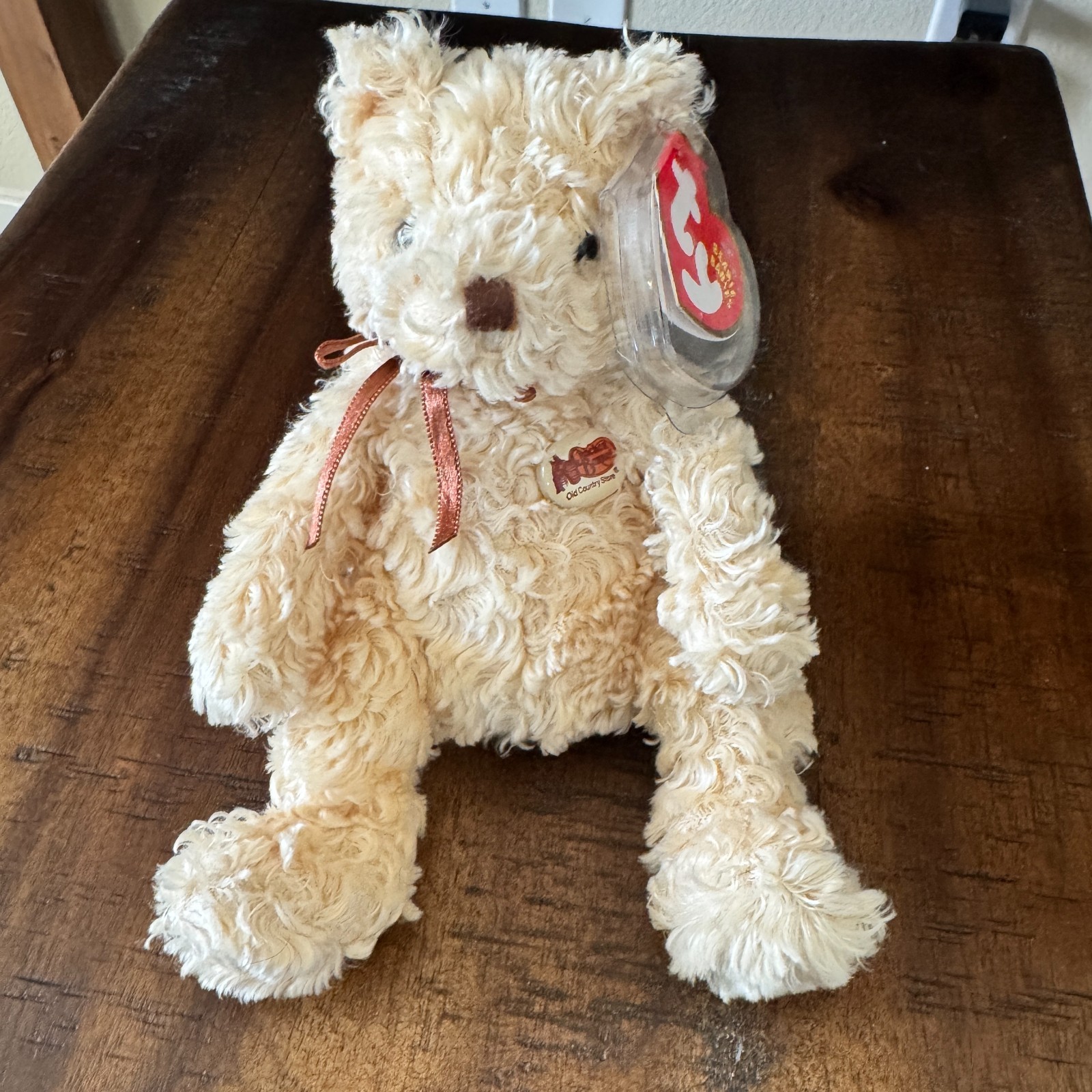 TY Beanie Baby - HERSCHEL the Bear (7 inch) with tags — photo 1