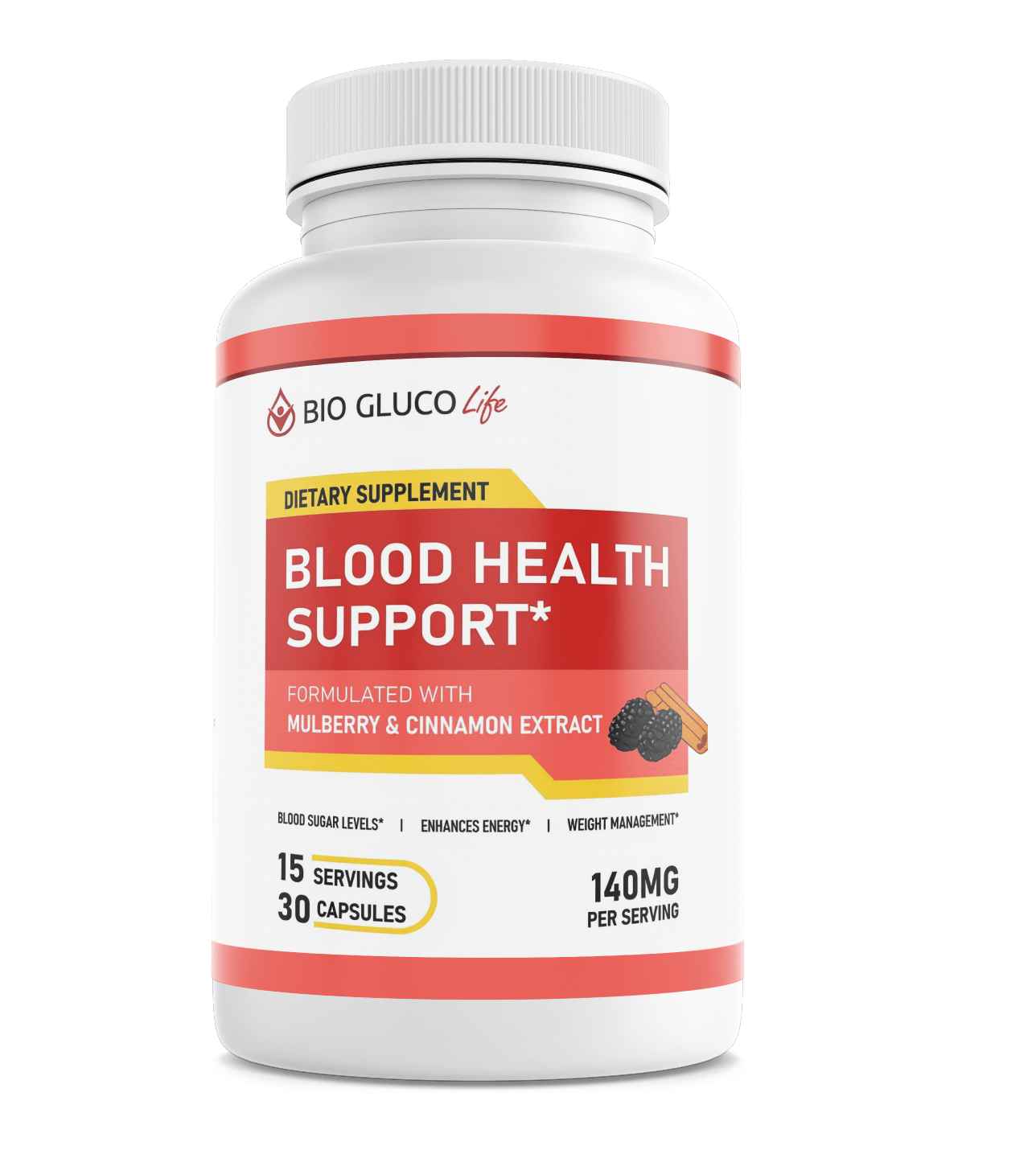 Bio Gluco Life Blood Health Support Dietary Supplement 30 Capsules — photo 1
