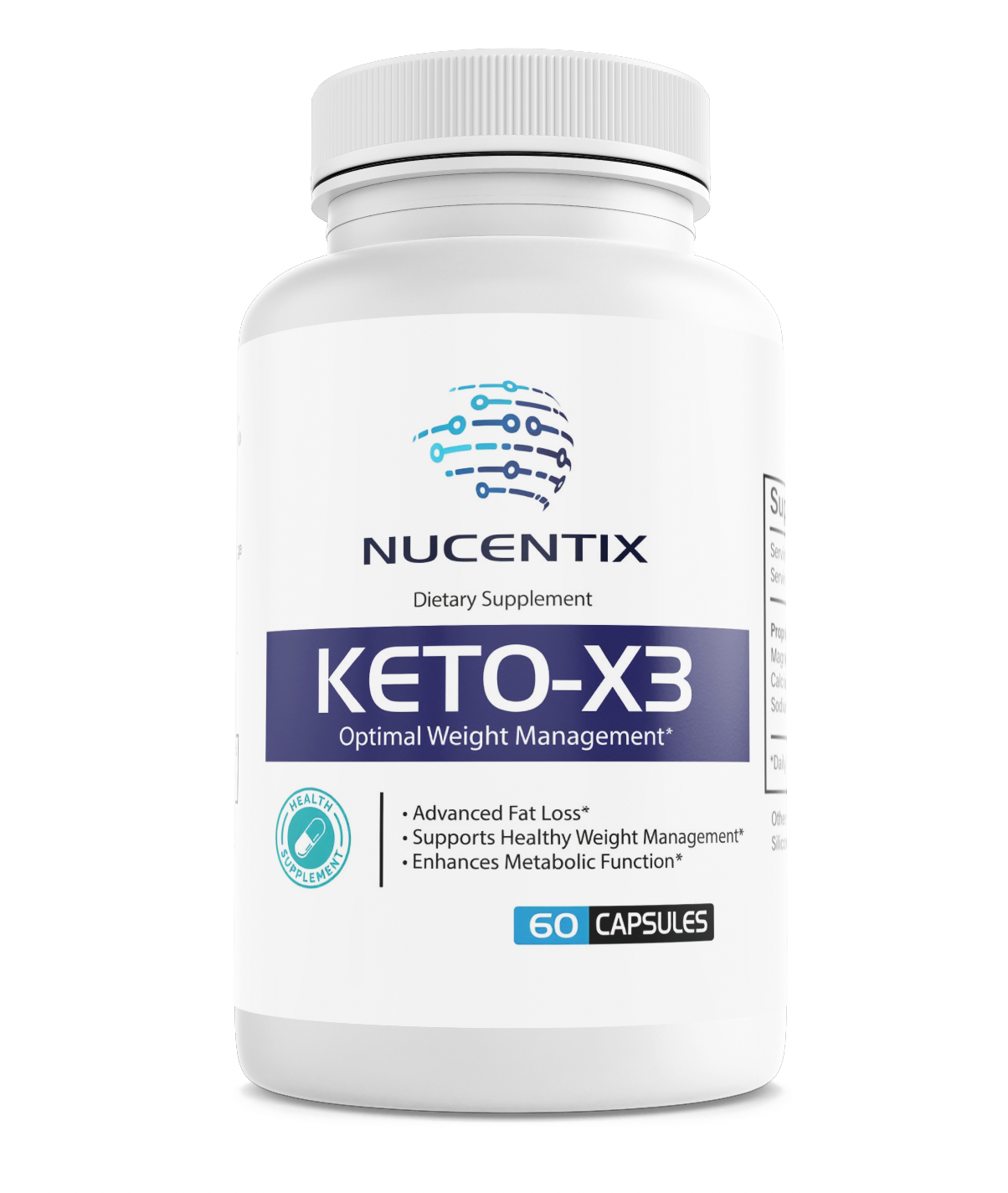 Nucentix Keto-X3 Dietary Supplement 60 Capsules — photo 1