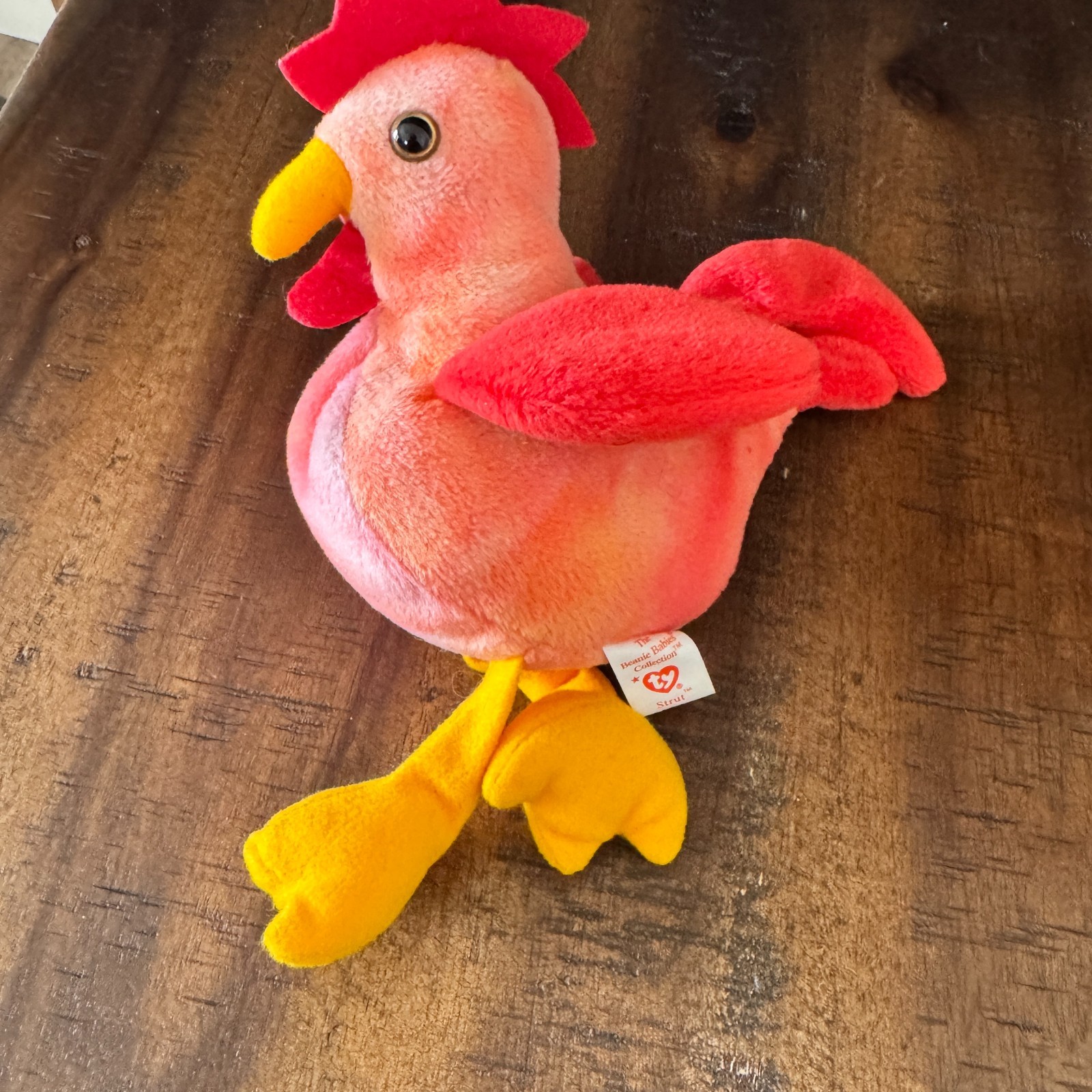 Strut the Rooster - Ty Beanie Baby - MINT - RETIRED — photo 1