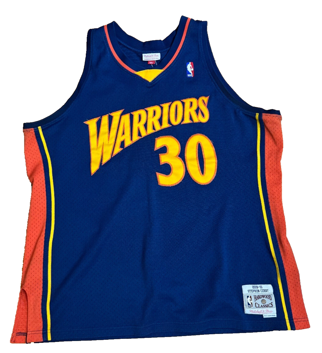 Mitchell & Ness Steph Curry #30 2009-2010 Warriors NBA Basketball Men Jersey 2XL — photo 1
