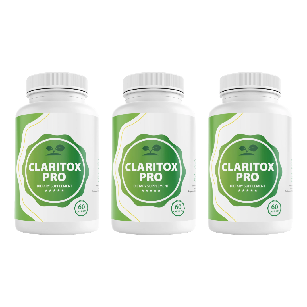 Claritox Pro Dietary Supplement 60 Capsules Bundle of 3 — photo 1