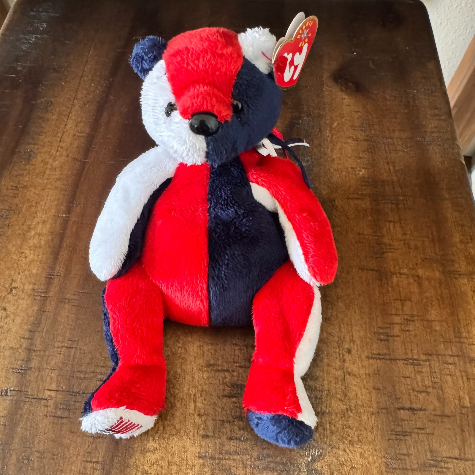 Ty Beanie Baby - PATRIOT the USA Bear 7.5 Inch)  Plush Stuffed Animal Toy — photo 1