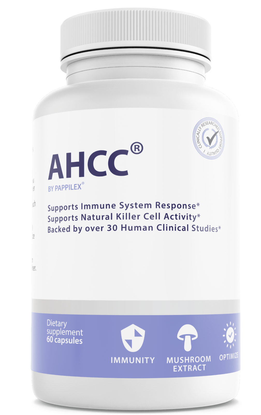 AHCC Pappilex  Support Dietary Supplement 60 Capsules — photo 1