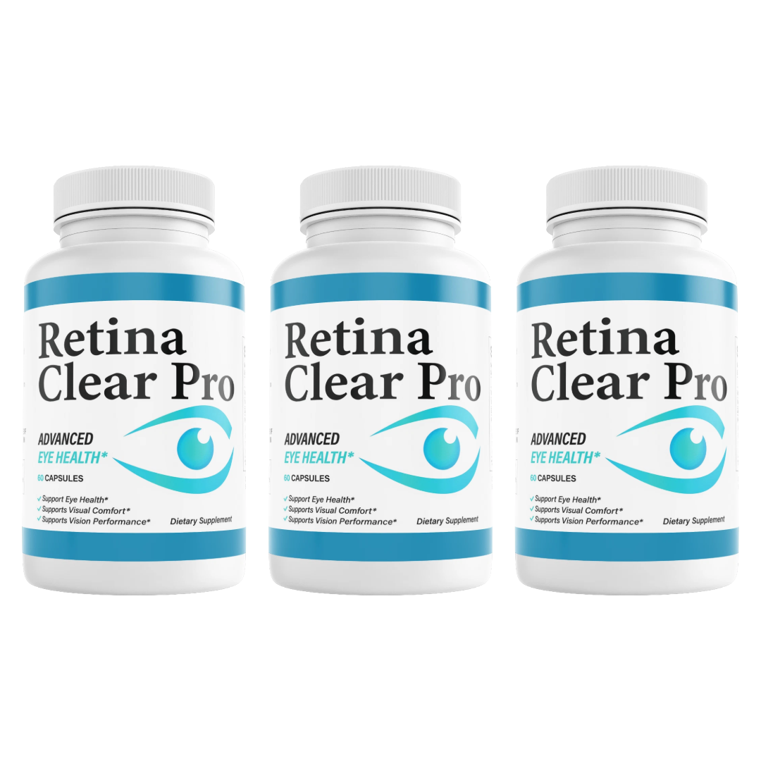 Retina Clear Pro Eye Health Support Dietary Supplement 60 Capsules Bundle of 3 — photo 1