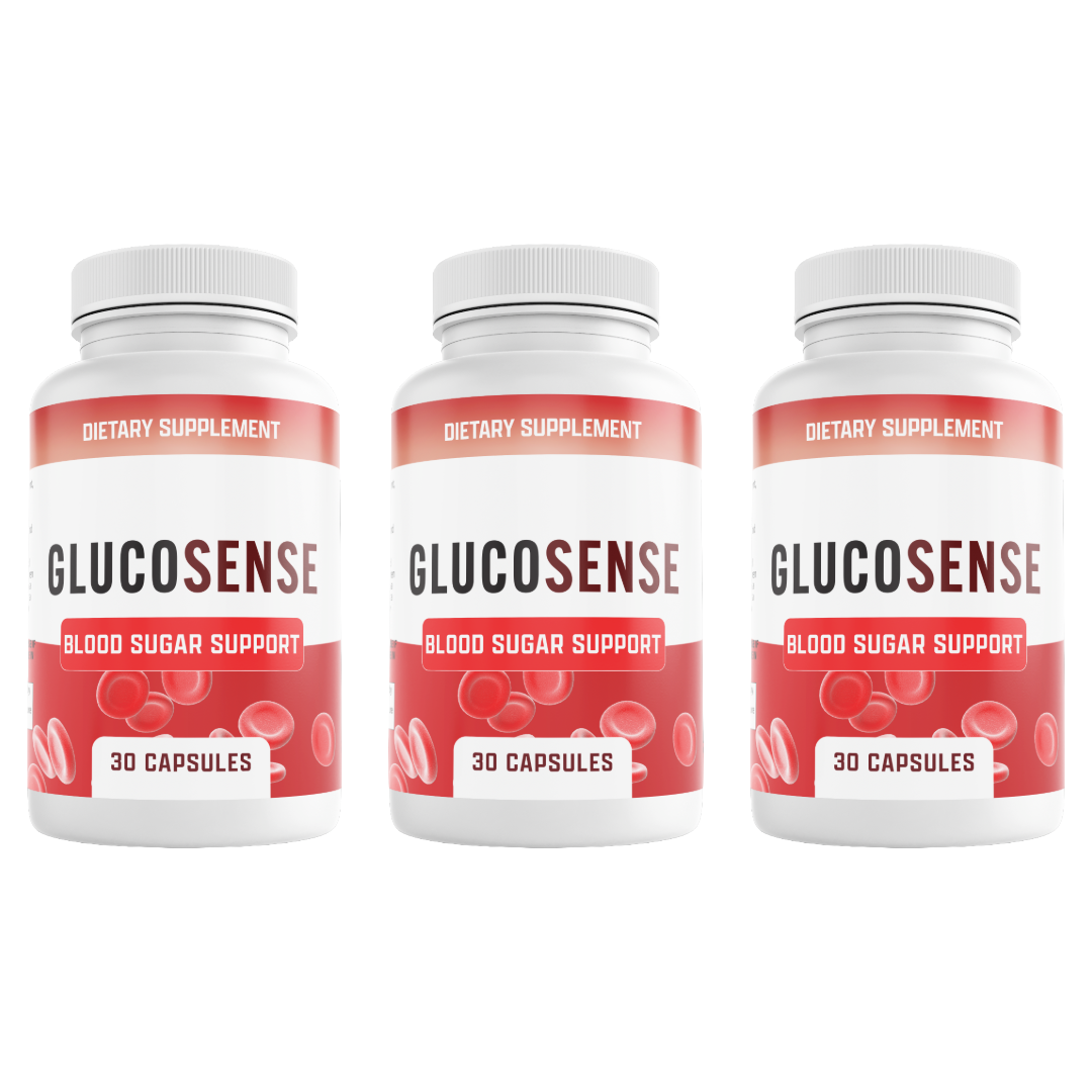 GlucoSense Blood Health Support Dietary Supplement 30 Capsules (Bundle of 3) — photo 1