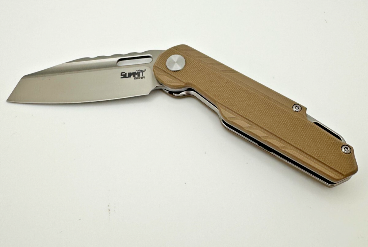 Summit Gear D2 Folding Knife with Handle Gift Hunting Camping Hiking Open Box — photo 1