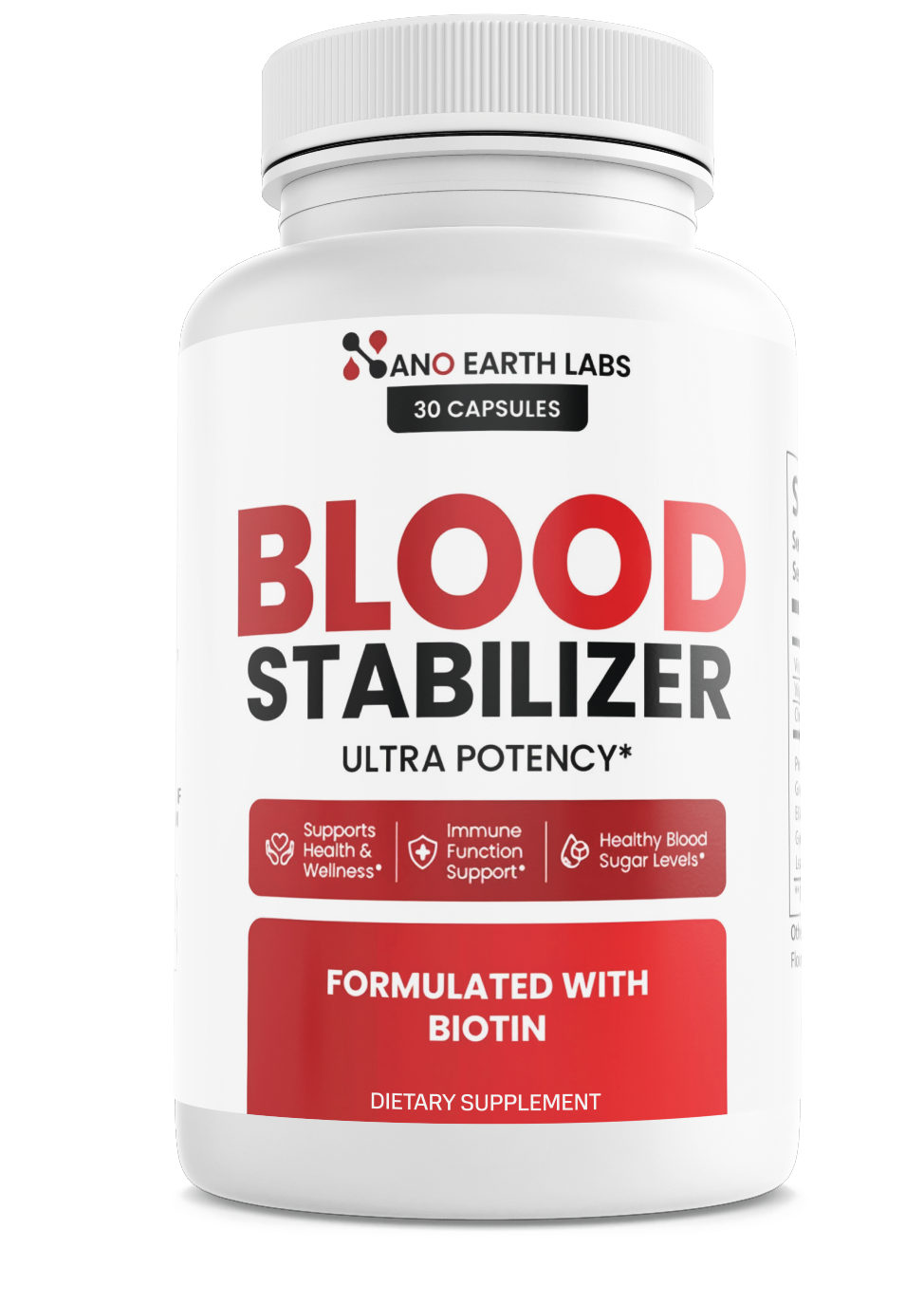 Blood Stabilizer Ultra Potency By Nano Earth Labs 30 Capsules — photo 1