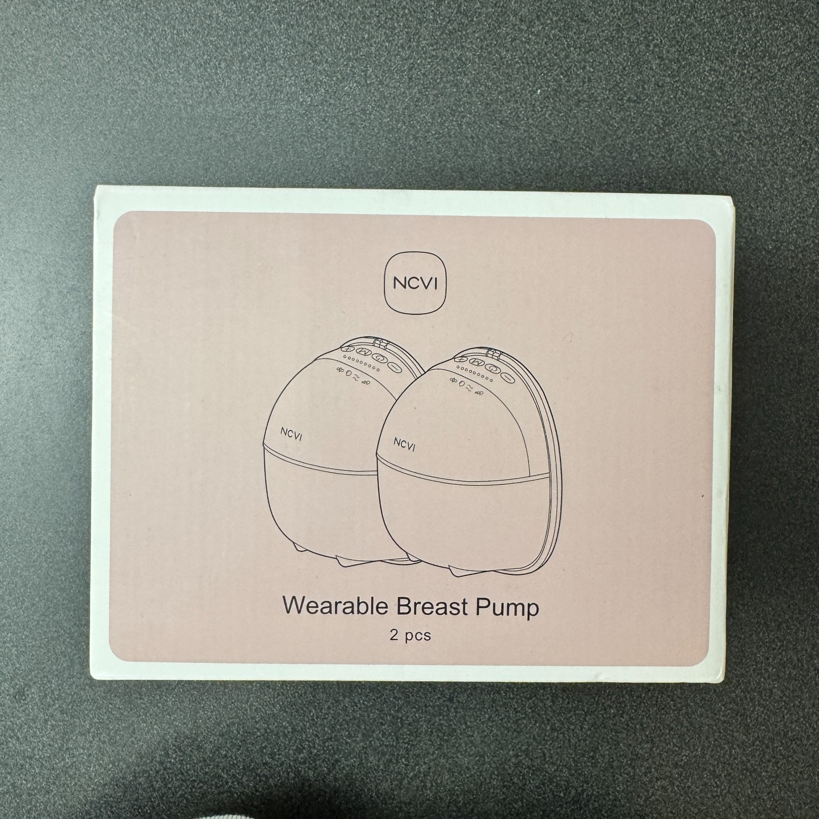 NCVI Portable Hands Free Wearable Breast Pump 2 Pack — photo 1