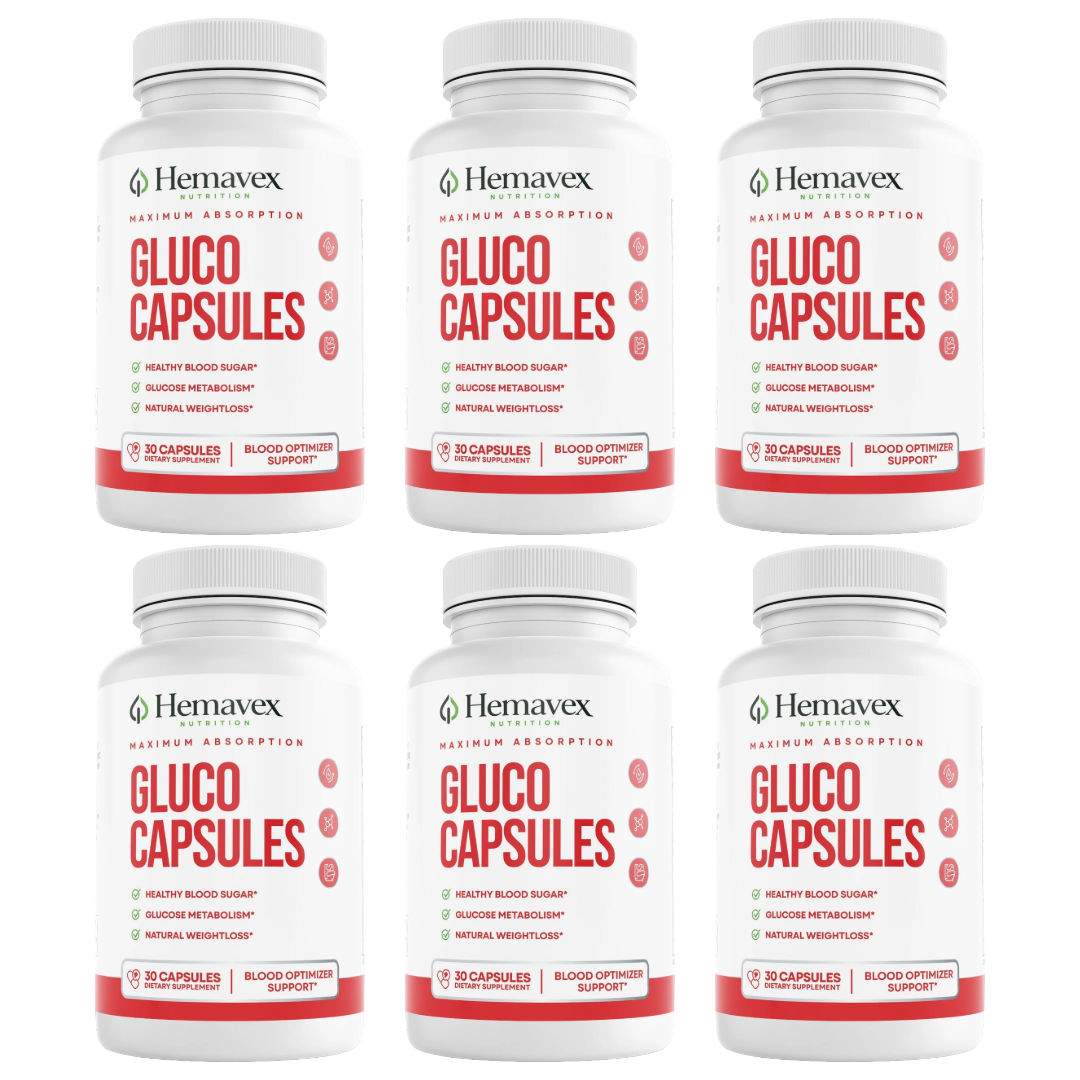 Hemavex Nutrition Health Support Dietary Supplement 30 Capsules (Bundle of 6) — photo 1
