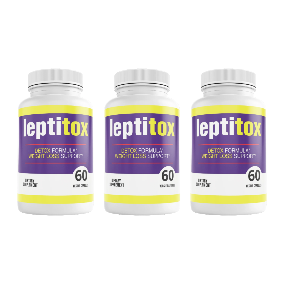 Leptitox Dietary Supplement 60 Capsules Bundle of 3 — photo 1