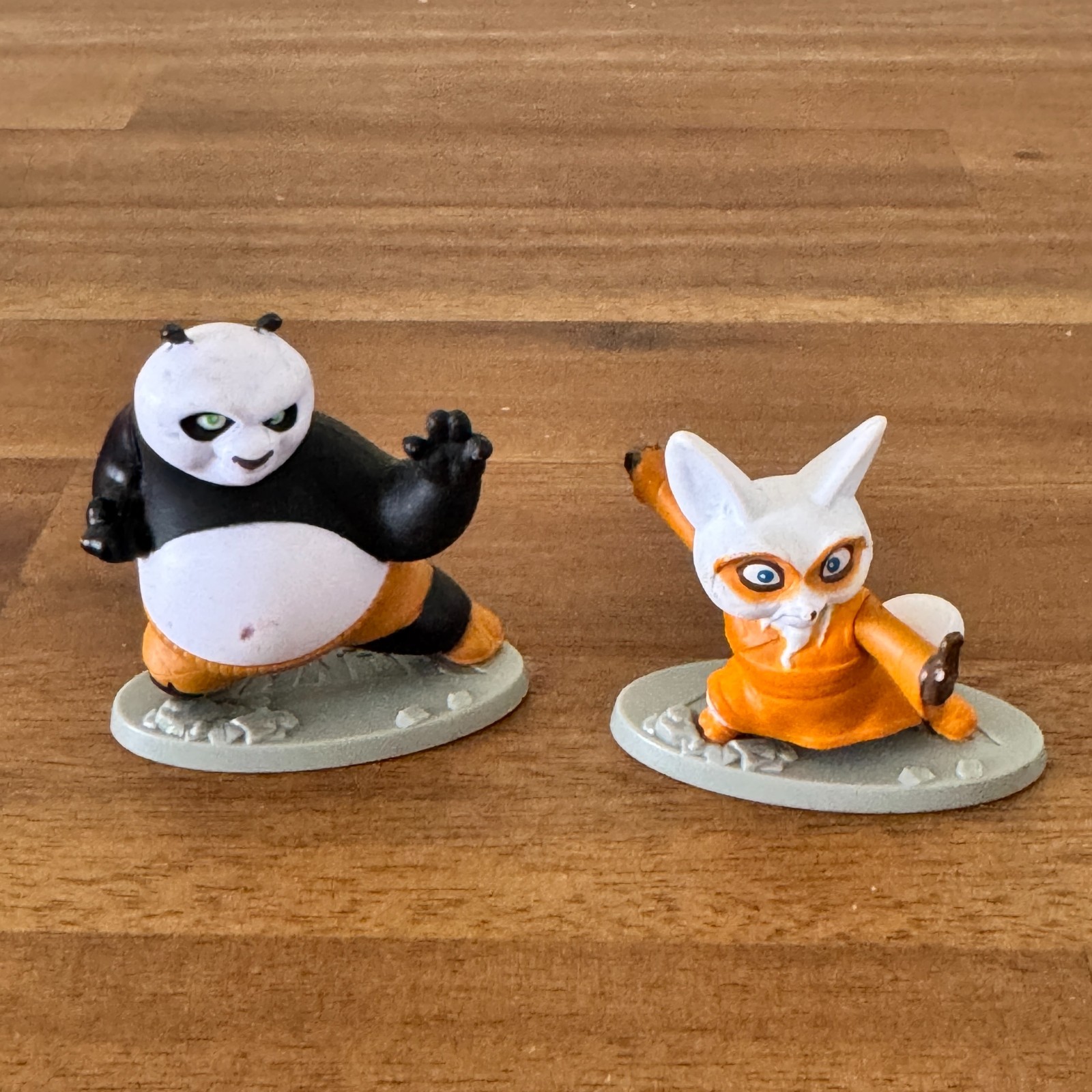 Kung Fu Panda Toy Cake Topper McDonalds Happy Meal Lot Of  2 — photo 1