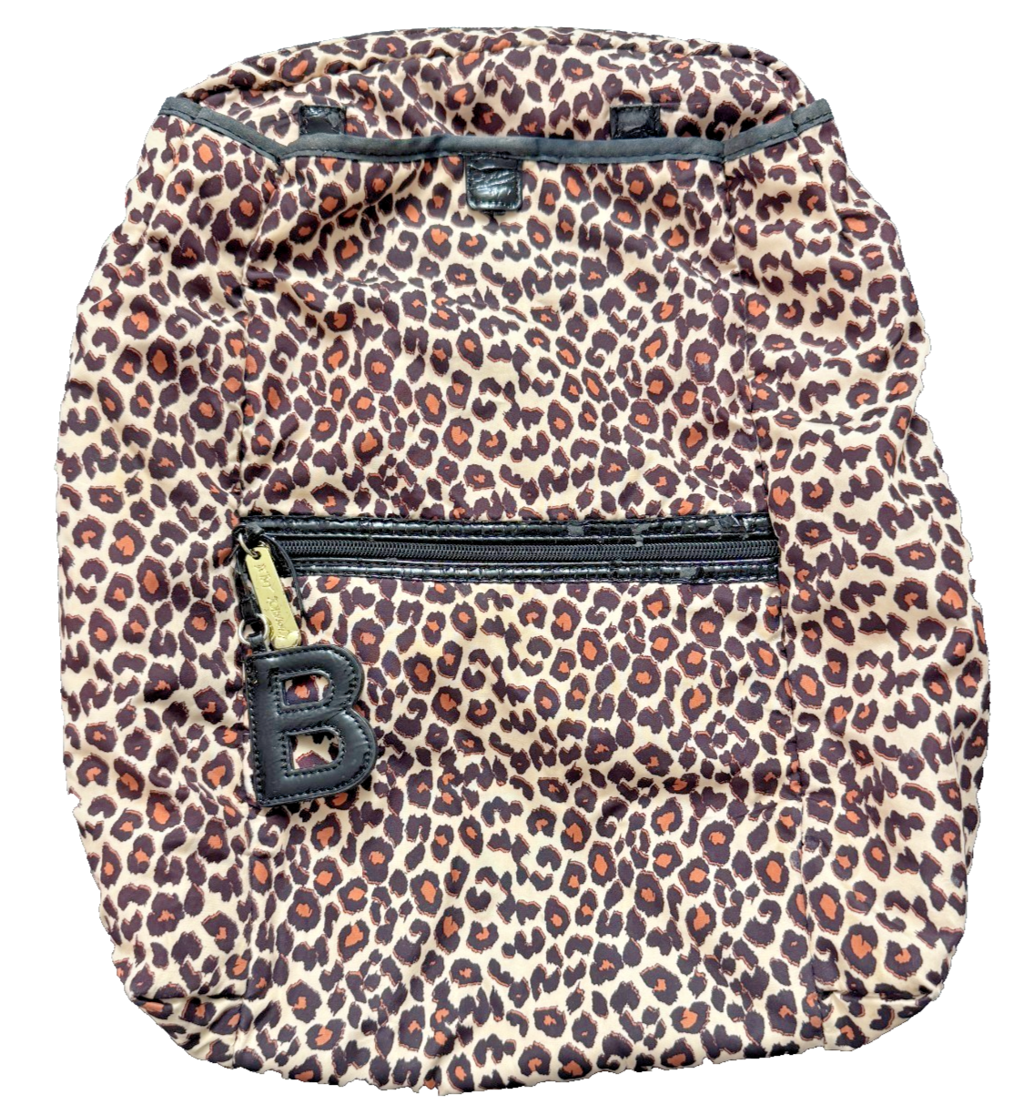 Betsey Johnson Large Silky Cheetah - Leopard Backpack - Bag - Tote- No Handles — photo 1