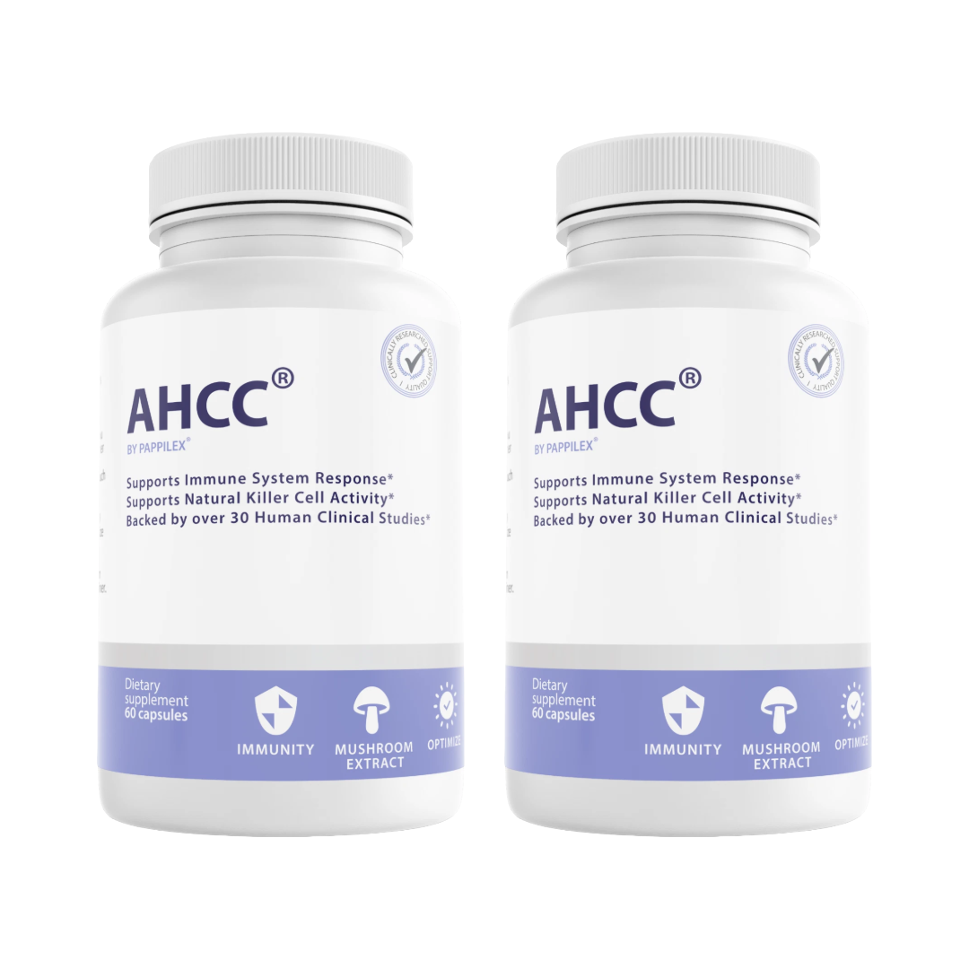 AHCC Pappilex  Support Dietary Supplement 60 Capsules (Bundle of 2) — photo 1