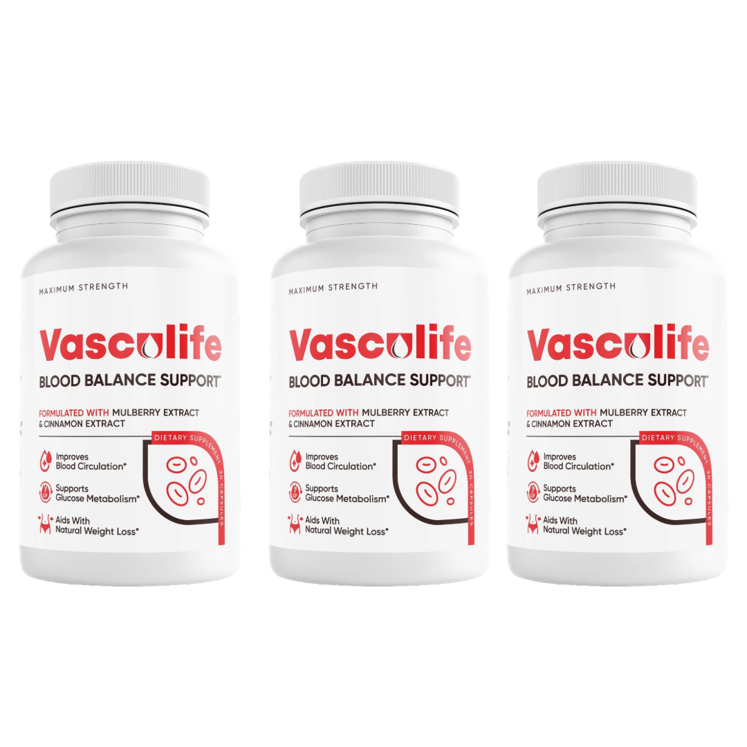 Vasculife Blood Health Support Dietary Supplement 30 Capsules (Bundle of 3) — photo 1