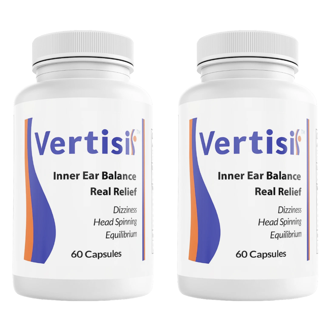 Vertisil Vertigo Relief Dizziness Nausea Support 60 Capsules (Bundle of 2) — photo 1