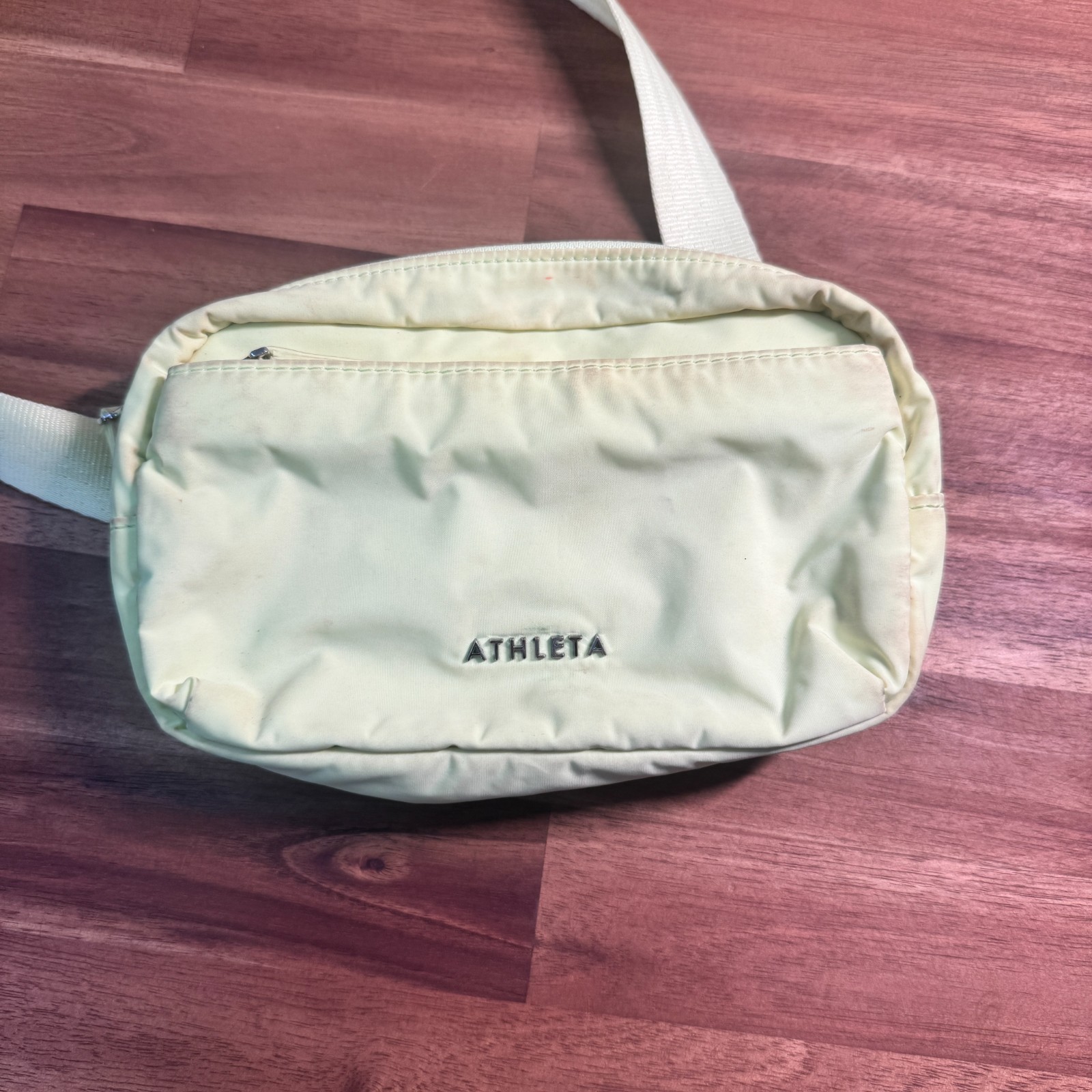 ATHLETA ALL ABOUT CROSSBODY Belt Bag Green Crossbody Fanny Pack Waist Bag — photo 1