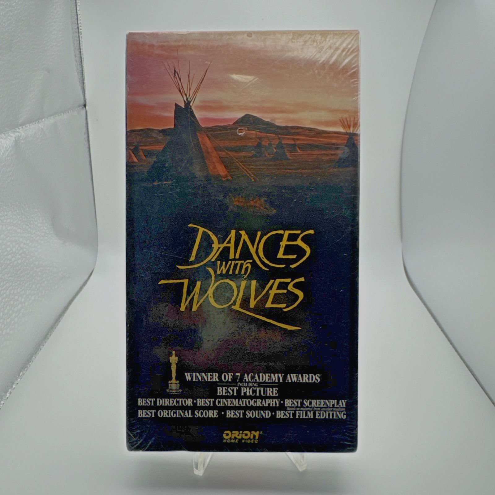 Dances with Wolves (VHS, 1991) NEW SEALED Watermark - Kevin Costner — photo 1