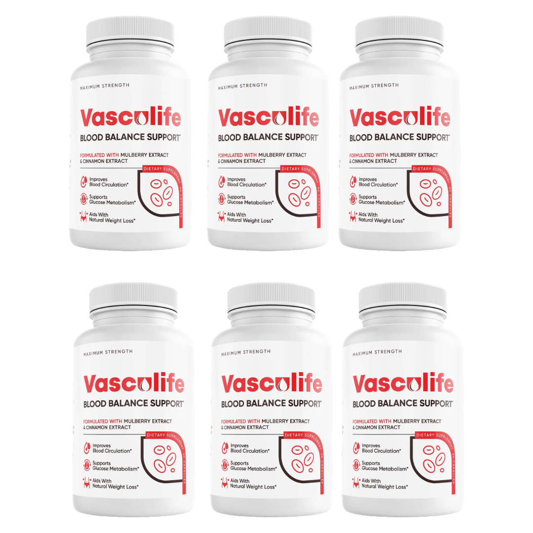 Vasculife Blood Health Support Dietary Supplement 30 Capsules (Bundle of 6) — photo 1