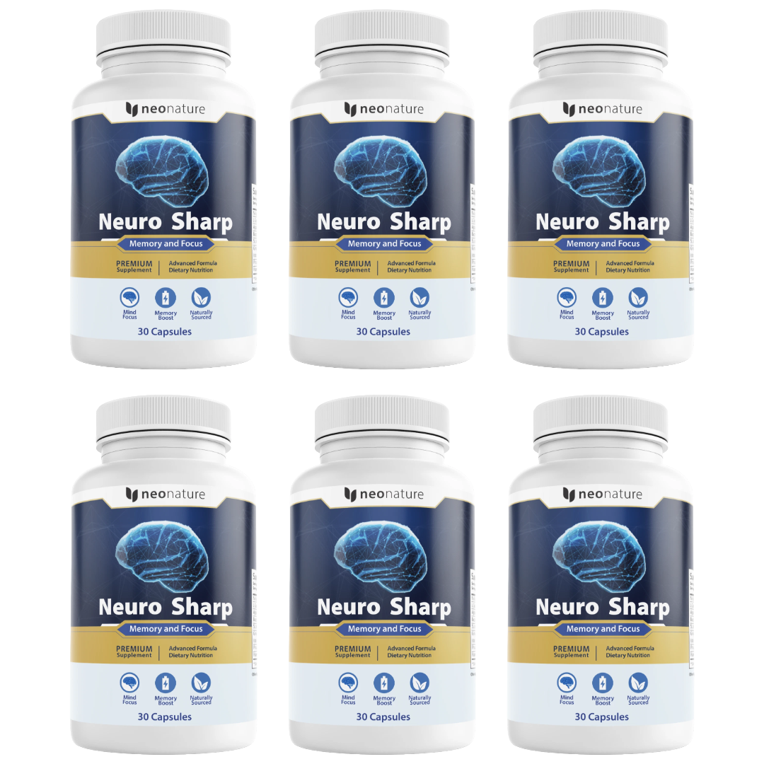 Neuro Sharp Memory Focus Support Dietary Supplement 30 Capsules (Bundle of 6) — photo 1