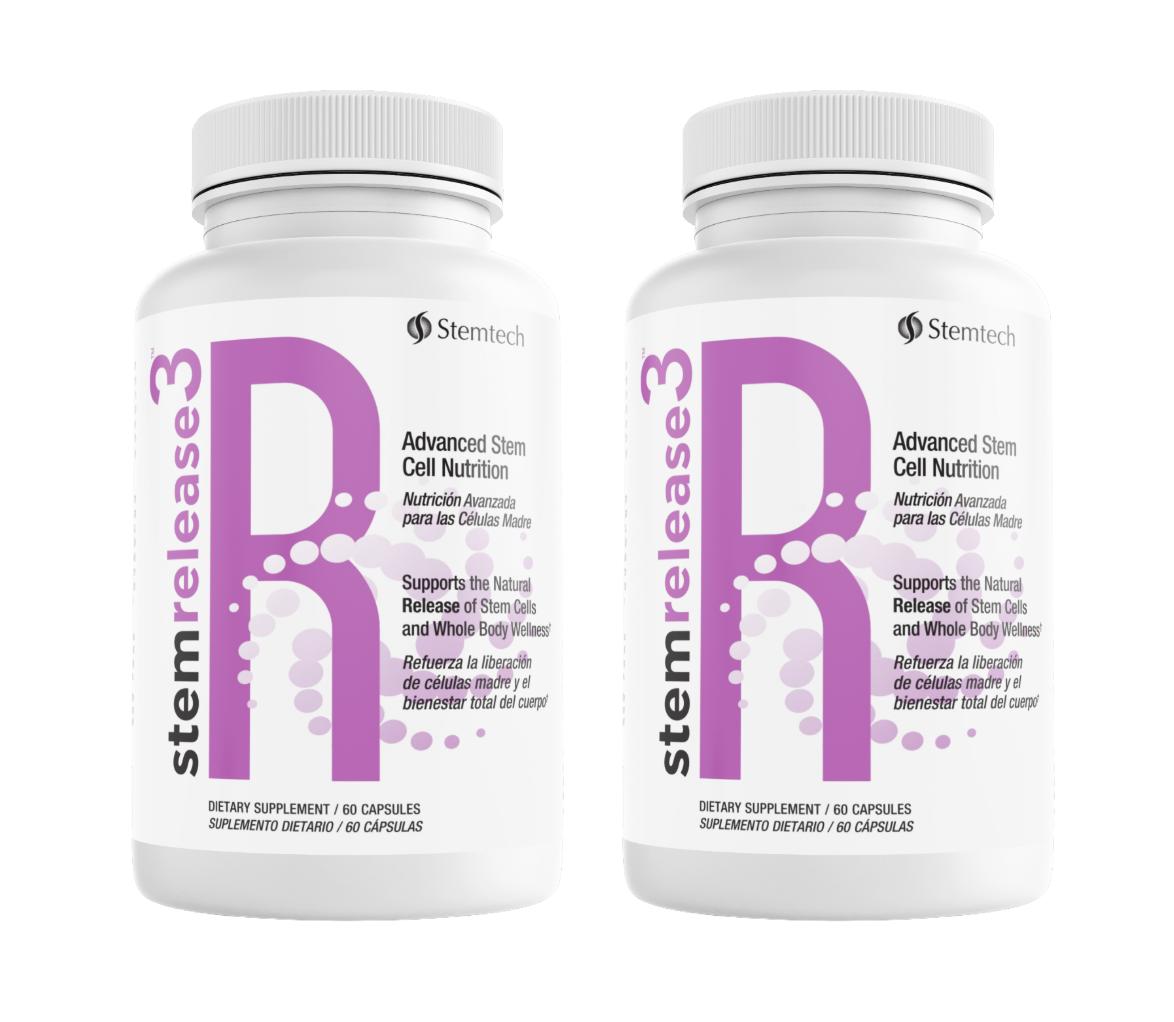 StemRelease3 SRE StemTech Advanced Stem Cell Dietary Supplement 60 Capsules 2Pck — photo 1