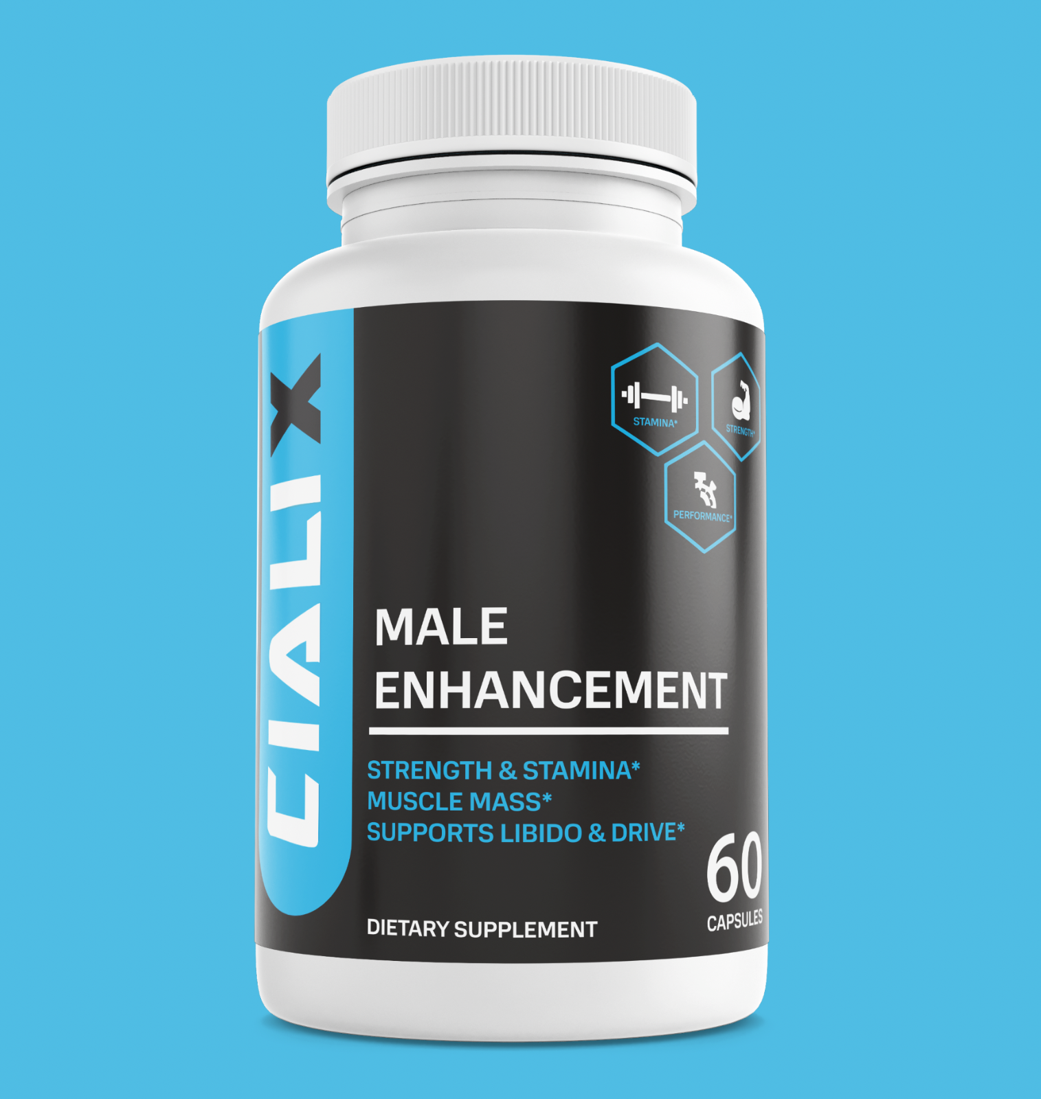 Cialix Mens Health Support Dietary Supplement 60 Capsules — photo 1