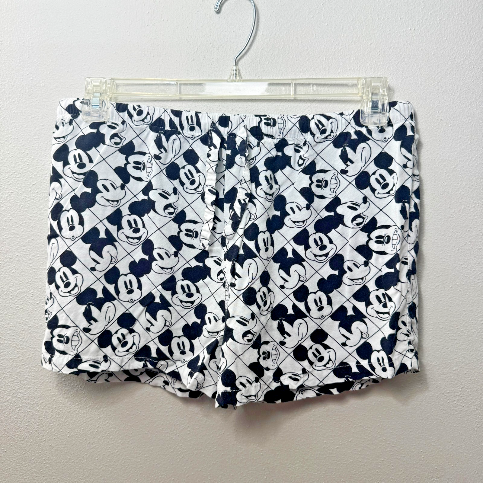 Vintage Mickey Unlimited Boxer Shorts Disney Black/White All Over Print Large — photo 1