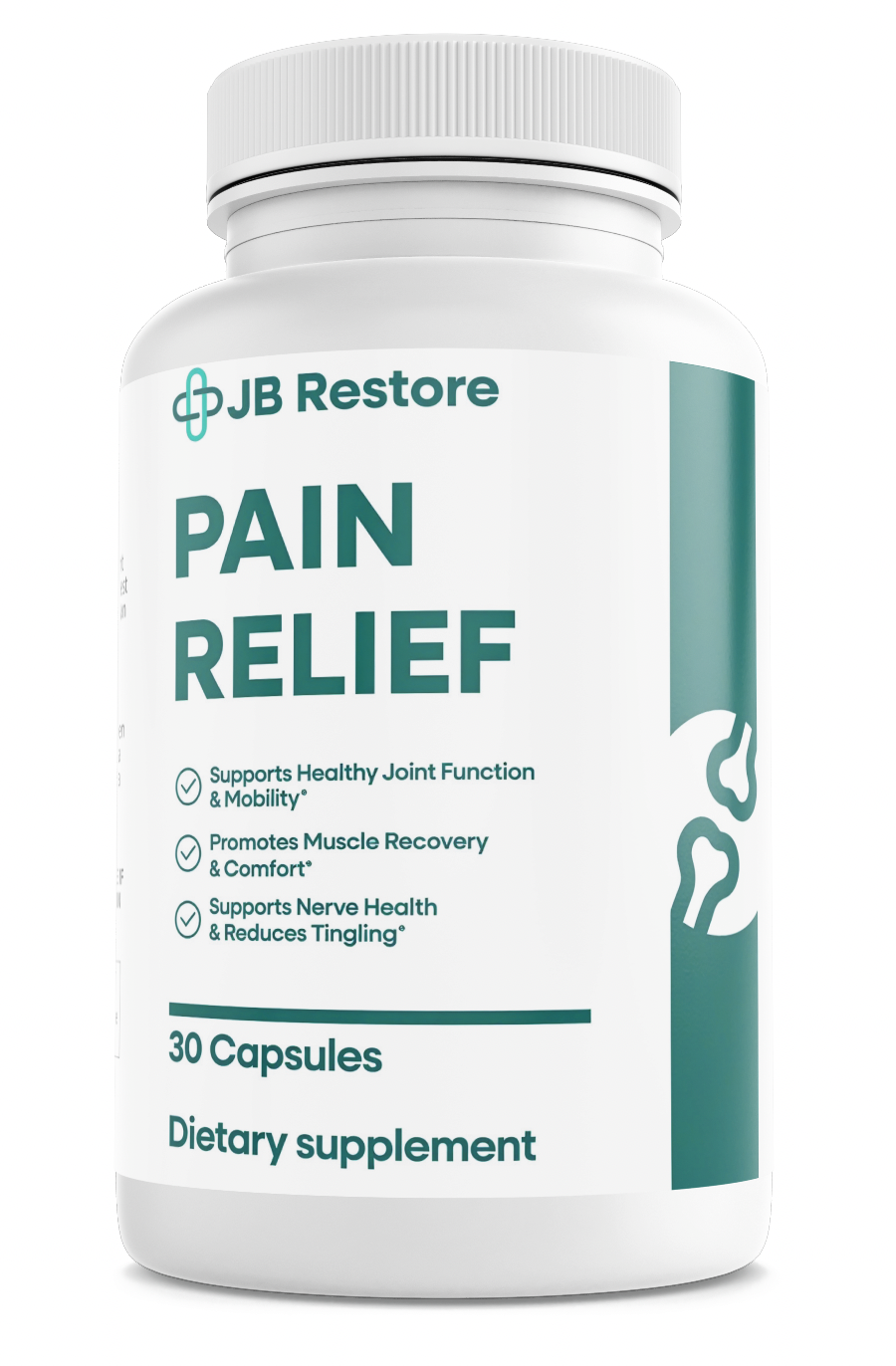 JB Restore Pain Relief Natural Joint Function Support Supplement 30 Capsules — photo 1