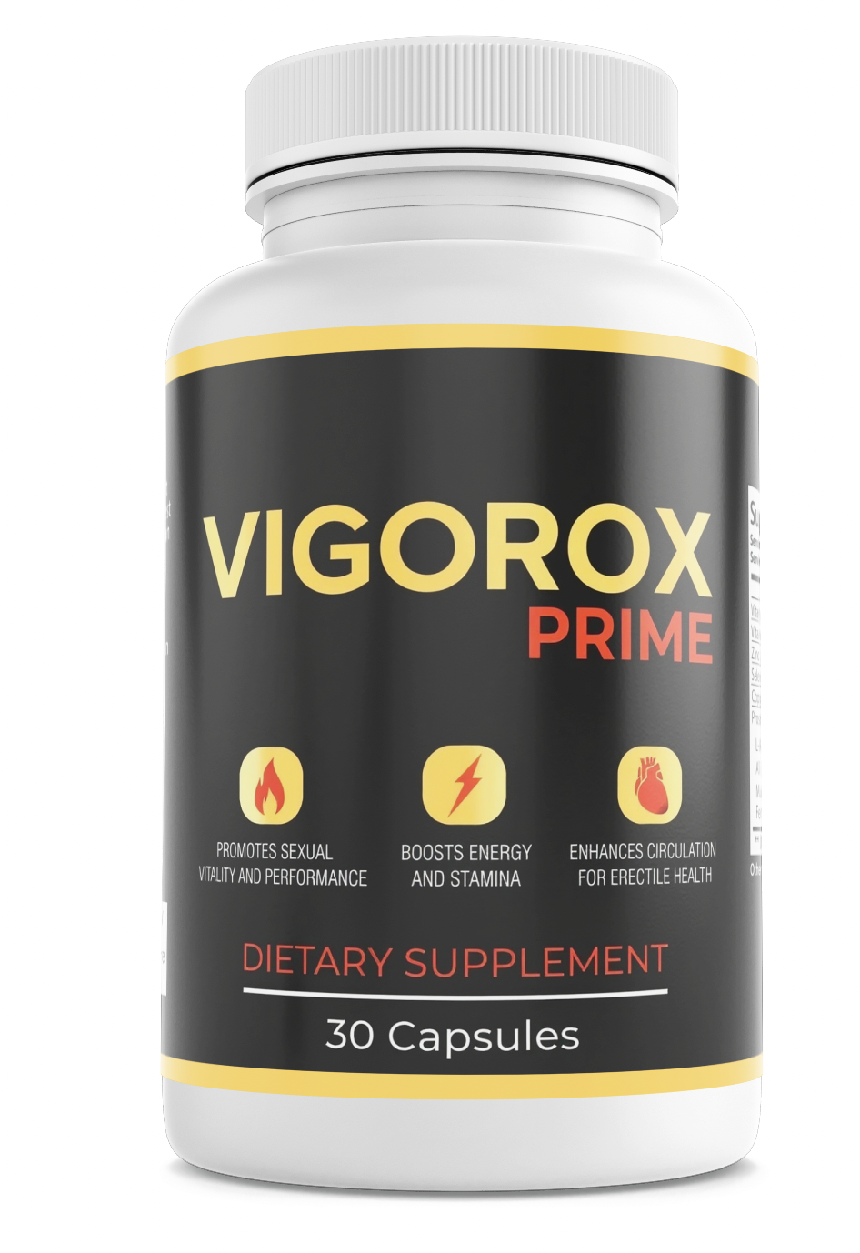 Vigorox Prime Mens Health Stamina Support Dietary Supplement 30 Capsules — photo 1