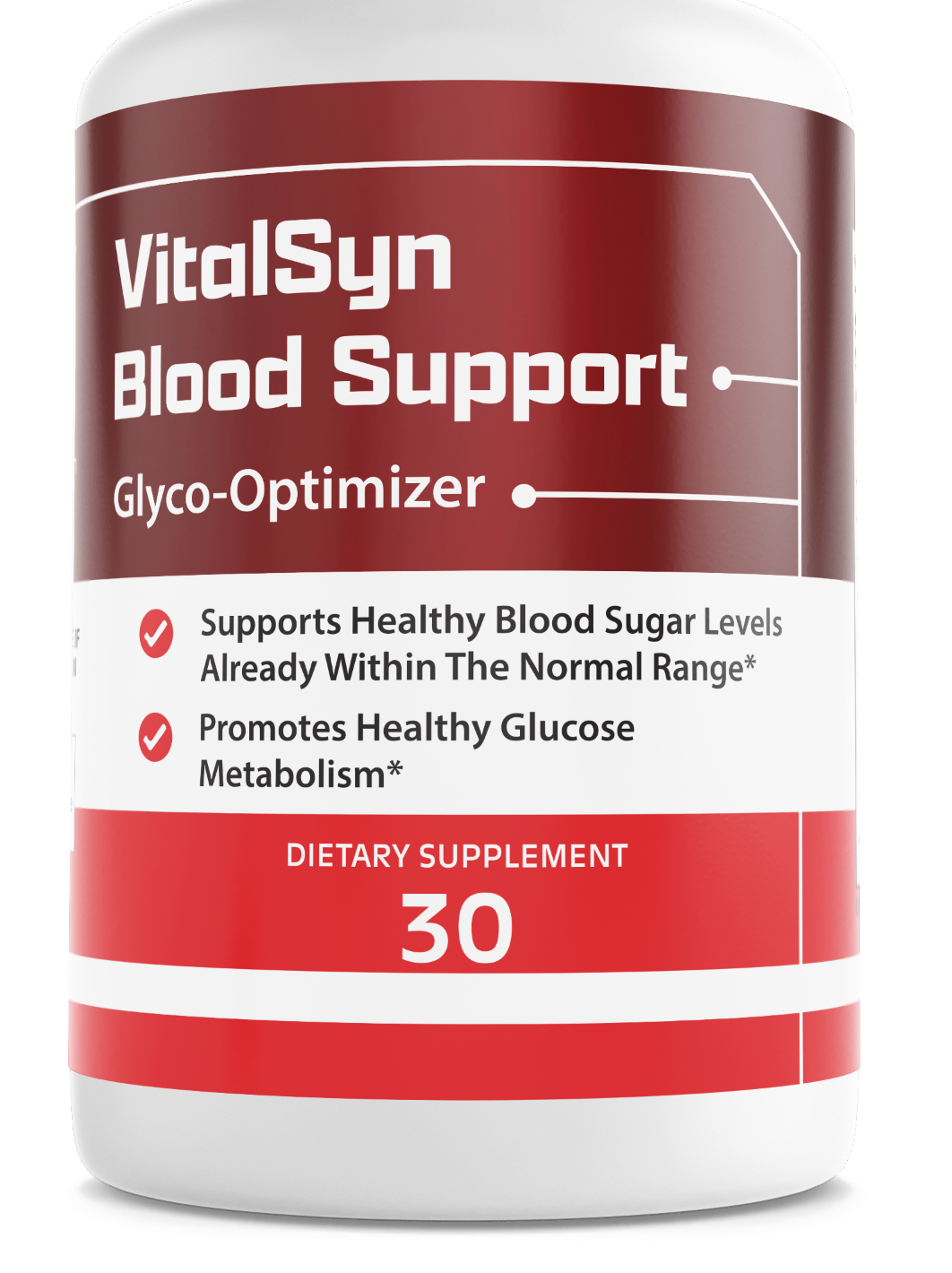 VitalSyn Glyco Optimizer Blood Health Support Dietary Supplement 30 Capsules — photo 1