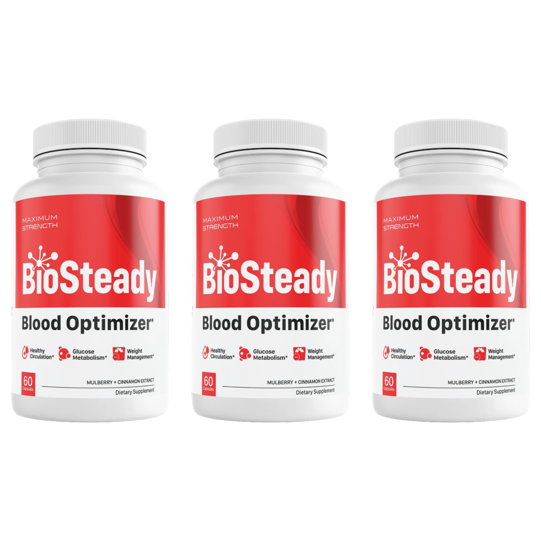 BioSteady Blood Health Support Dietary Supplement 60 Capsules (Bundle of 3) — photo 1