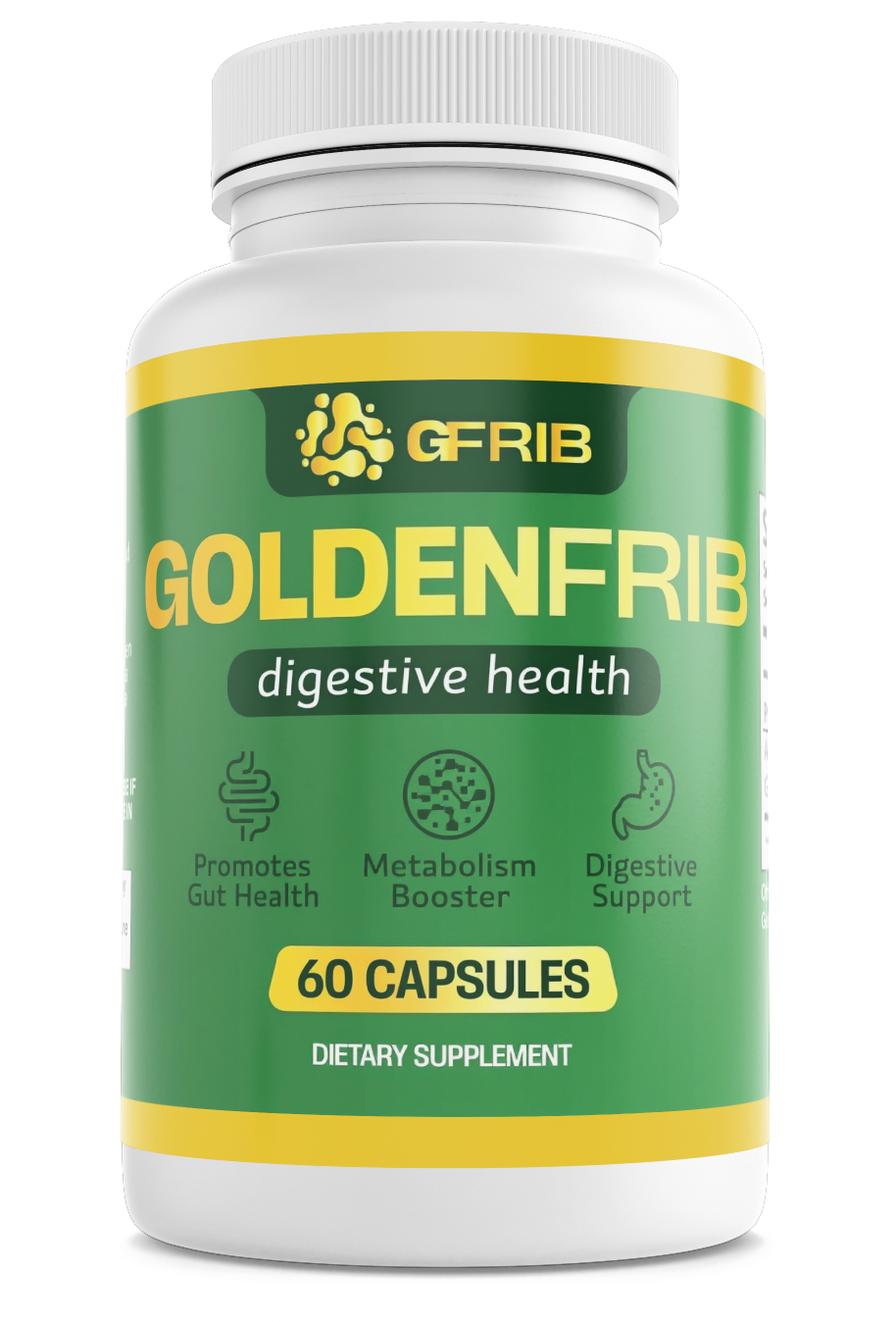 GoldenFrib Digestive Health Support Dietary Supplement 60 Capsules — photo 1