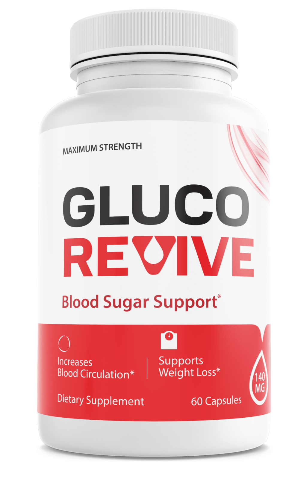 Gluco Revive Blood Health Support  GlucoRevive Dietary  Supplement 60 Capsules — photo 1